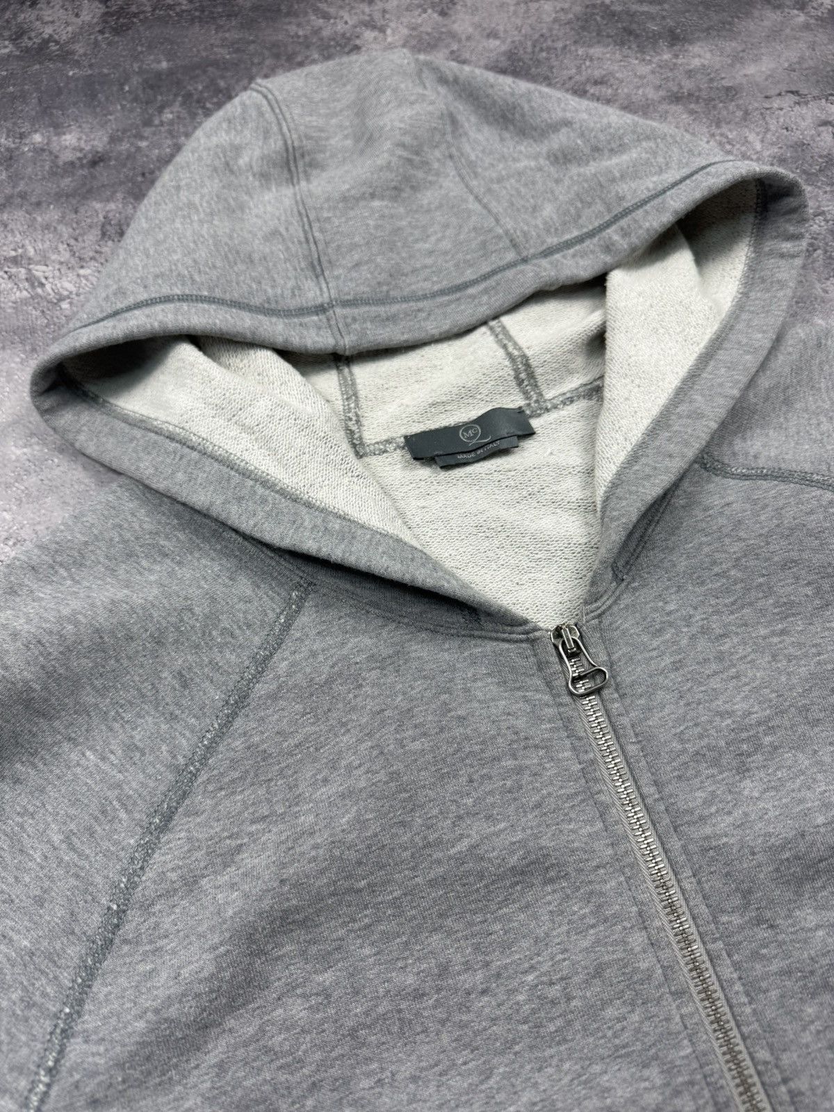 Alexander McQueen Alexander McQueen Grey Zip Up Hoodie Big Logo Authentic Size US XL / EU 56 / 4 - 7 Thumbnail