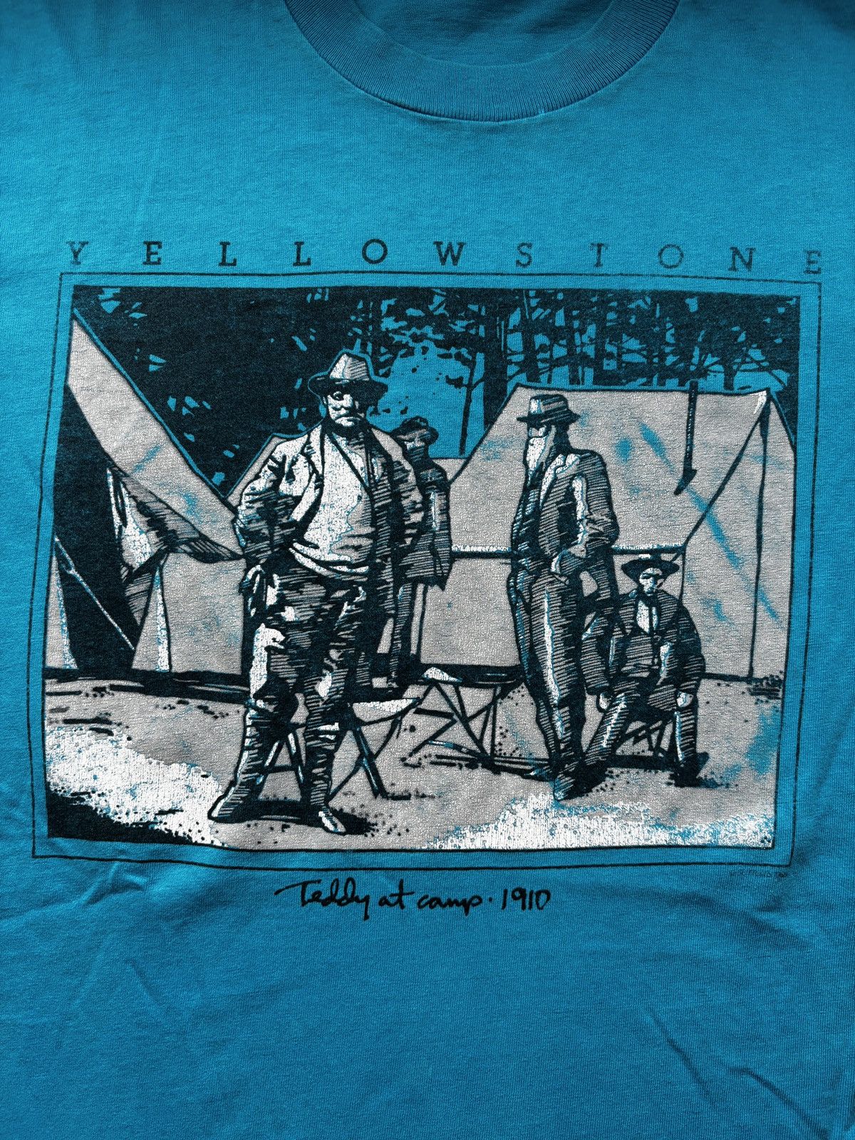 Other VINTAGE YELLOWSTONE TEE Size US XL / EU 56 / 4 - 2 Thumbnail