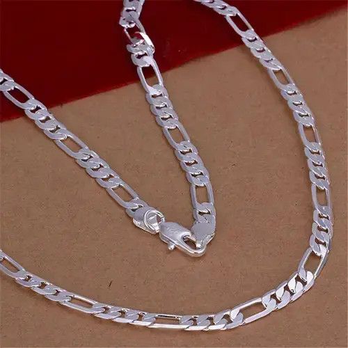 Other 4mm Figaro Chain Bracelet & Necklace Size ONE SIZE - 4 Thumbnail