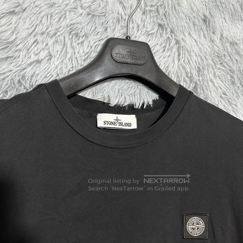 Stone Island Stone Island Square Logo Short Sleeve T-Shirt, Black, XL S Size US XL / EU 56 / 4 - 3 Thumbnail