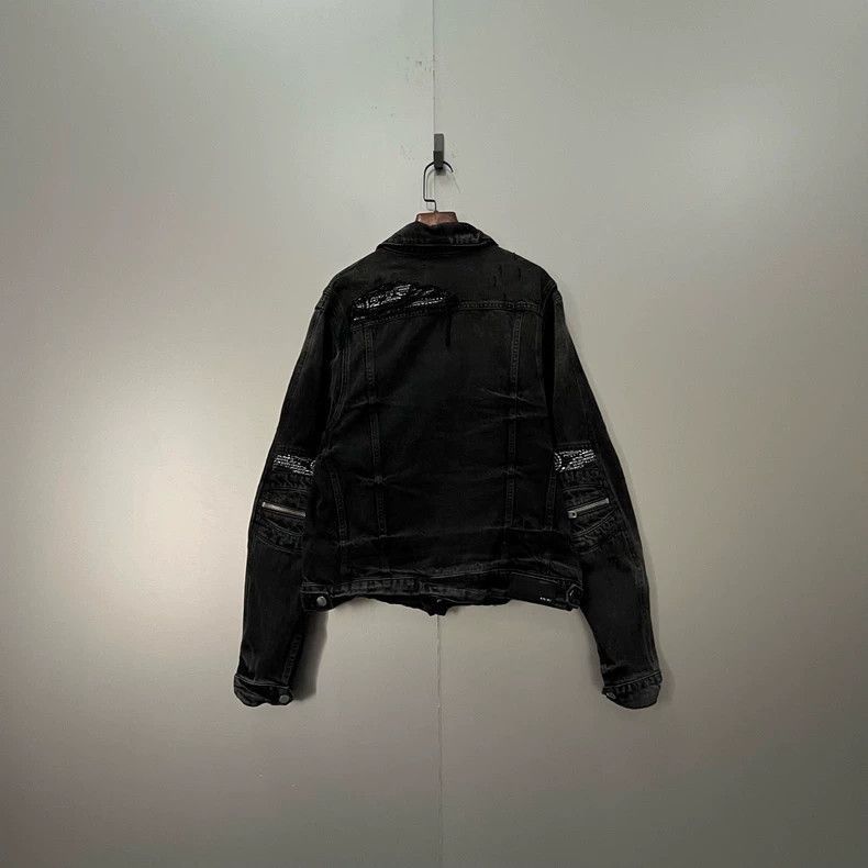 Amiri AMIRI Patchwork Zipper Denim Jacket-2506 Size US M / EU 48-50 / 2 - 2 Thumbnail