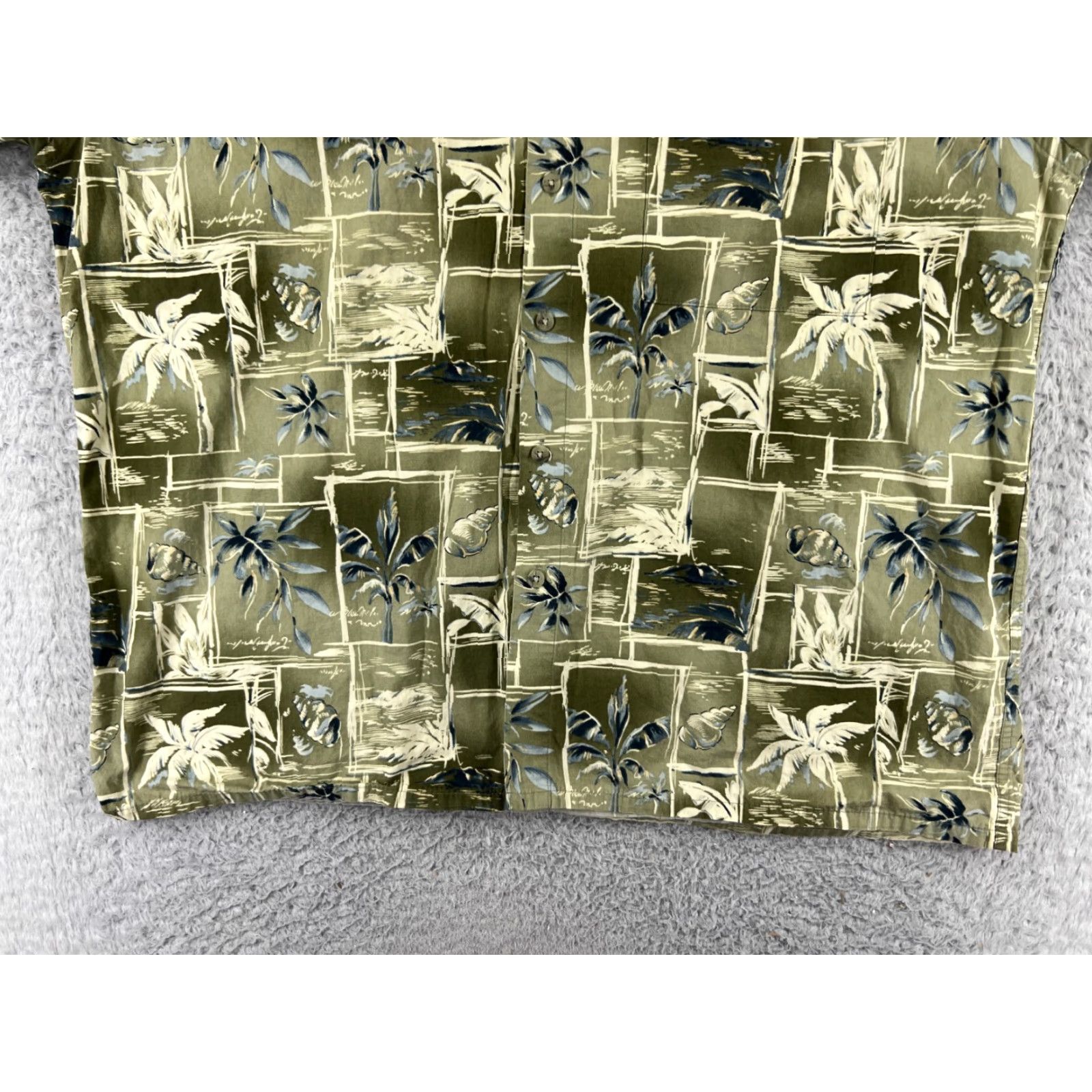 Vintage Campia Moda Campia Shirt Men XL Green Button Up 100% Cotton Floral Aloha Hawaiian Beach Vacation Size US XL / EU 56 / 4 - 7 Thumbnail