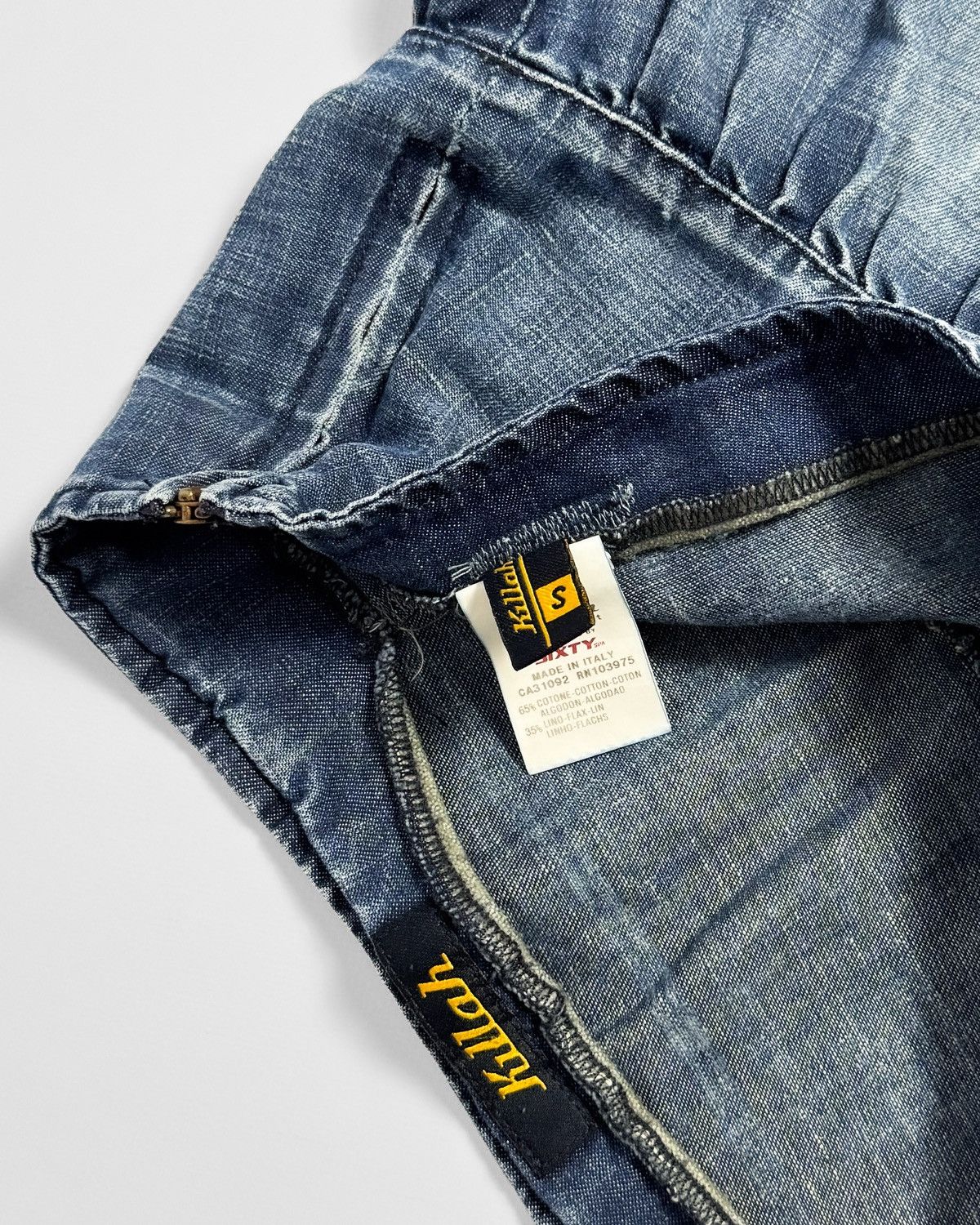 Beauty Beast × Hysteric Glamour × Miss Sixty Vintage Killah by Miss Sixty Denim Mini Skirt Size 30" / US 8 / IT 44 - 7 Thumbnail