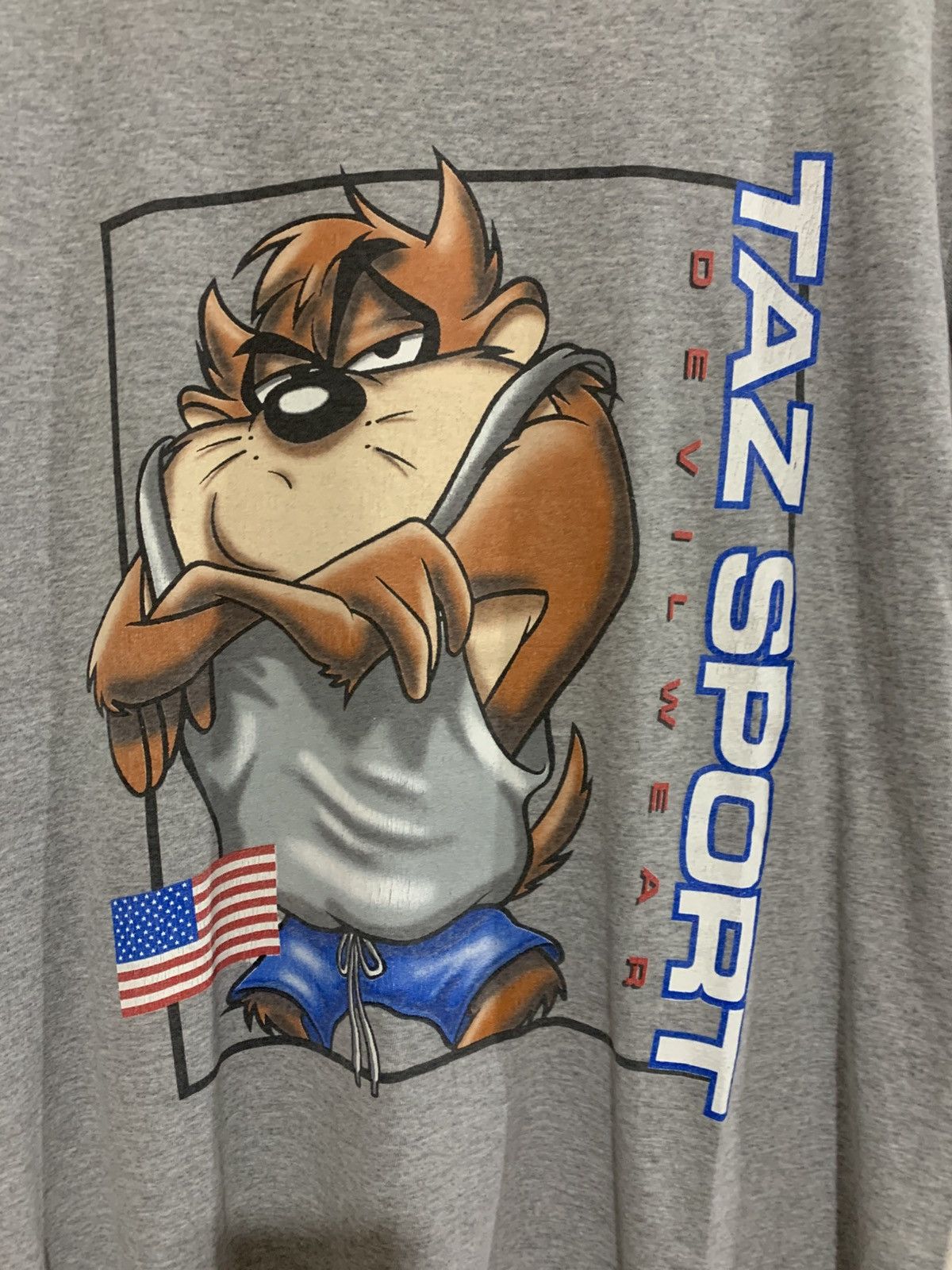 Changes × Vintage × Warner Bros Rare Vintage 90’s Tazmania Sport Tee Shirt Size US M / EU 48-50 / 2 - 3 Thumbnail