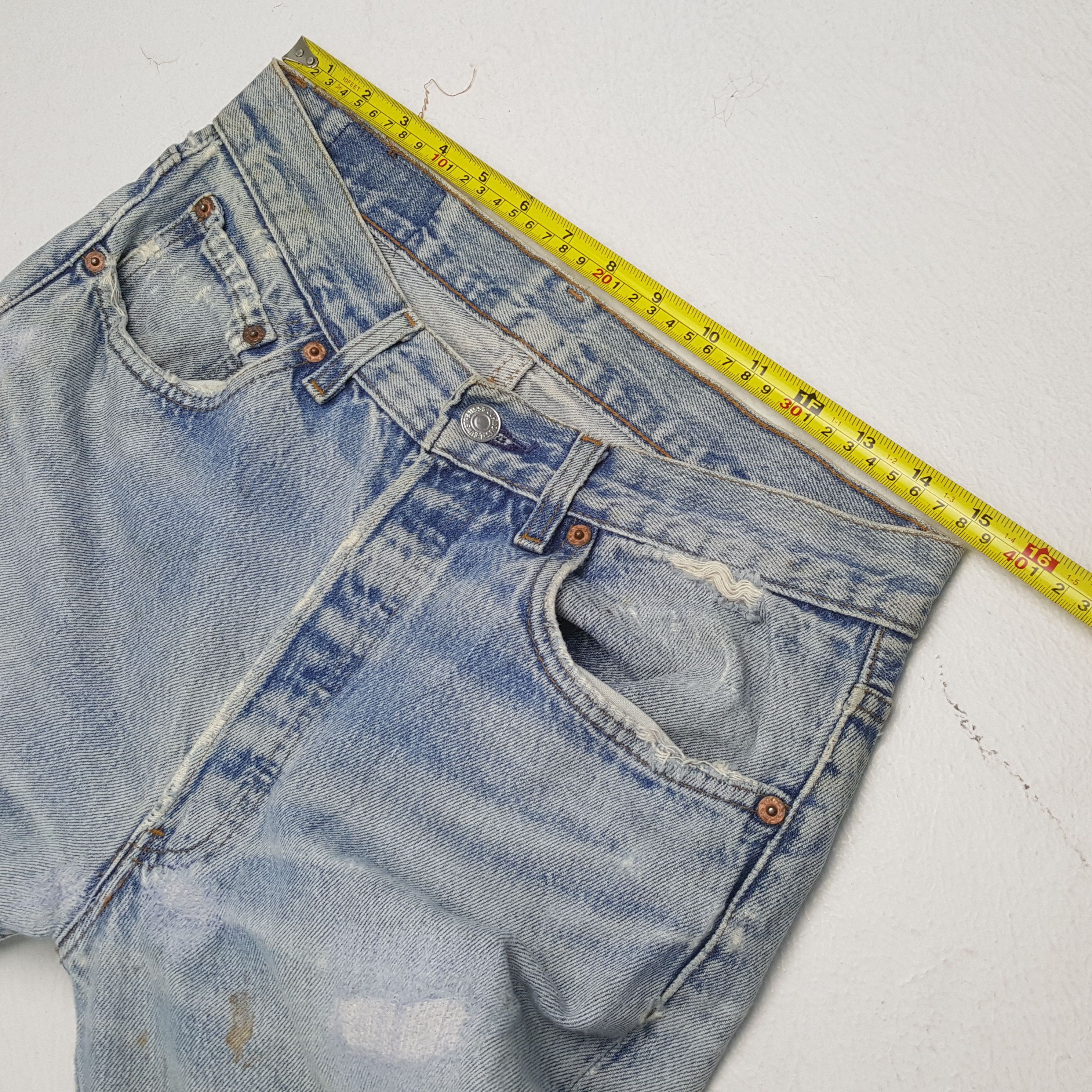 Levi's × Levi's Vintage Clothing × Vintage Vintage LEVI'S Kurt Cobain Distressed Style Denim Jeans Size US 30 / EU 46 - 7 Thumbnail