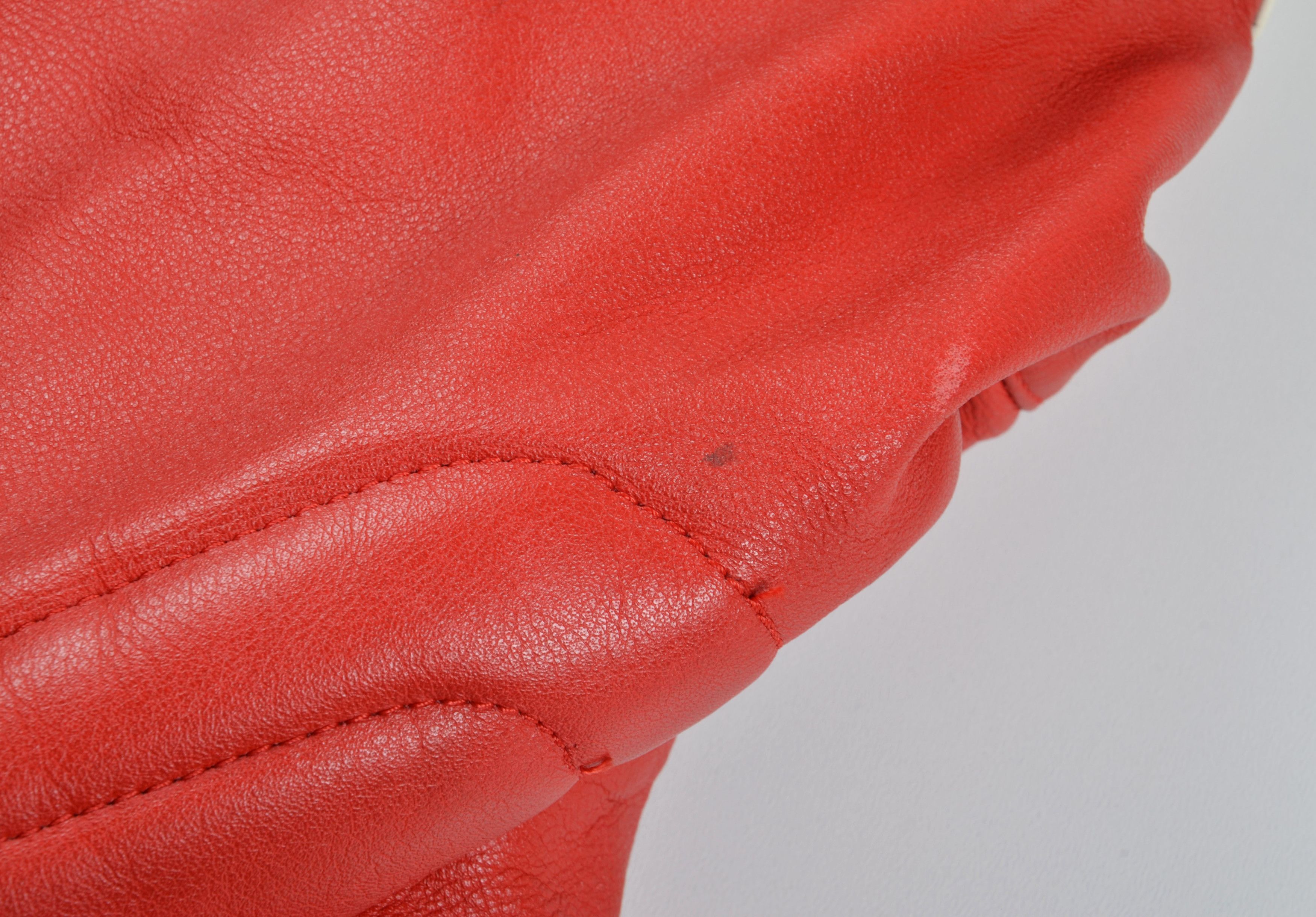 Other Vintage IXS Red Leather Moto Bike Racing Jacket Size S / US 4 / IT 40 - 7 Thumbnail