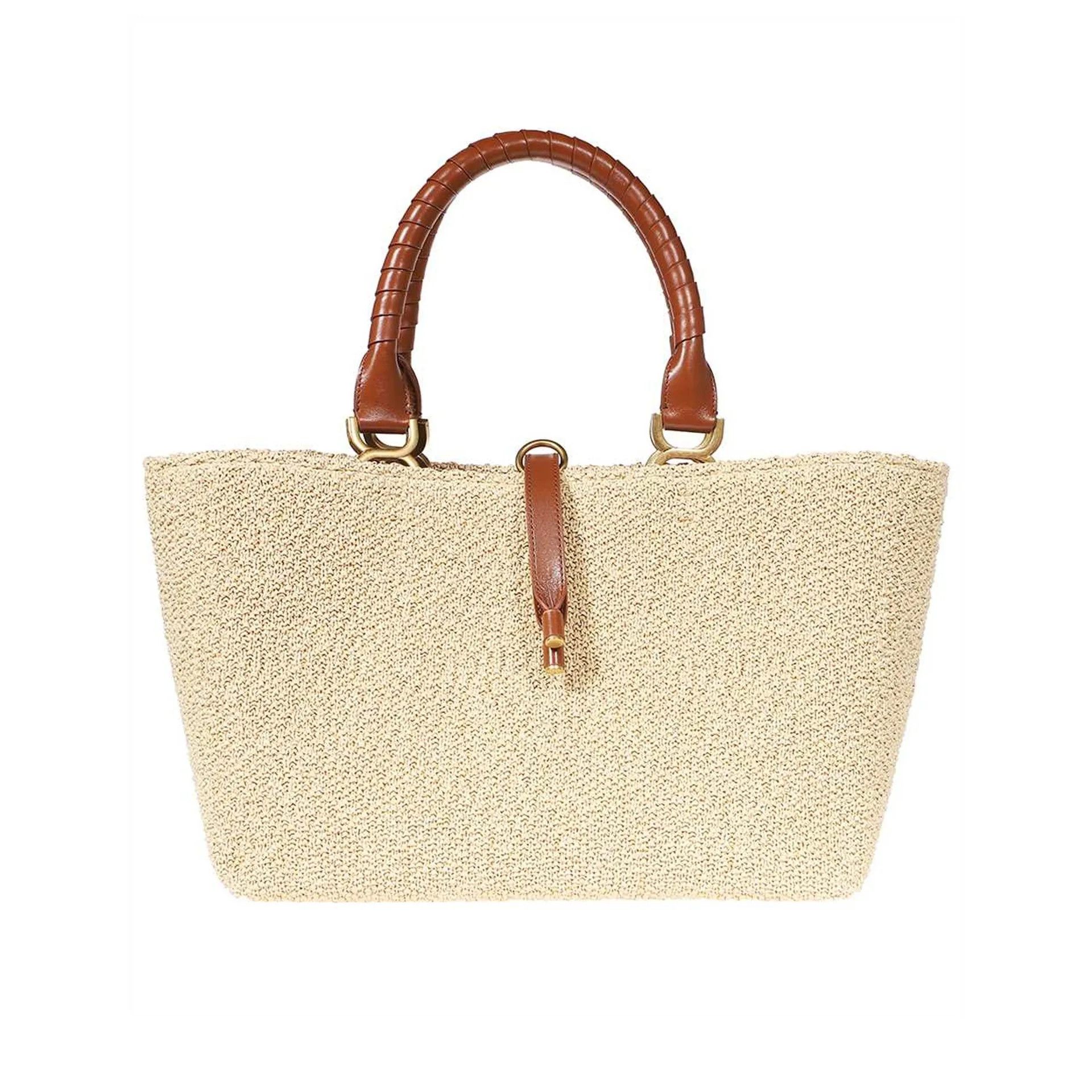 Chloe o1loc1c1024 Marcie Tote in Tan Size ONE SIZE - 1 Thumbnail