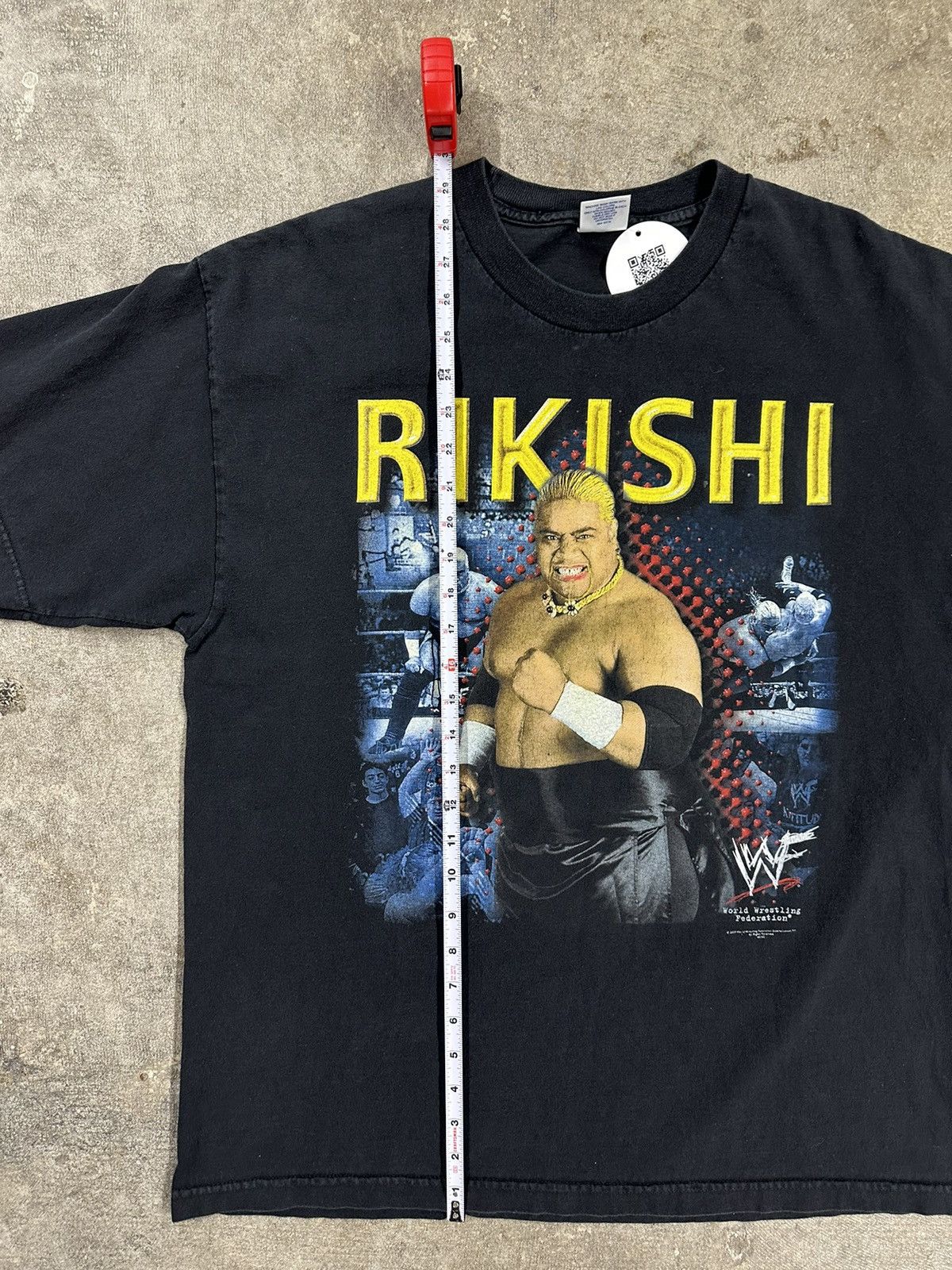 WWF Crazy Y2K WWF Rikishi Put Your Back Into It Wrestling Shirt Size US XL / EU 56 / 4 - 12 Thumbnail