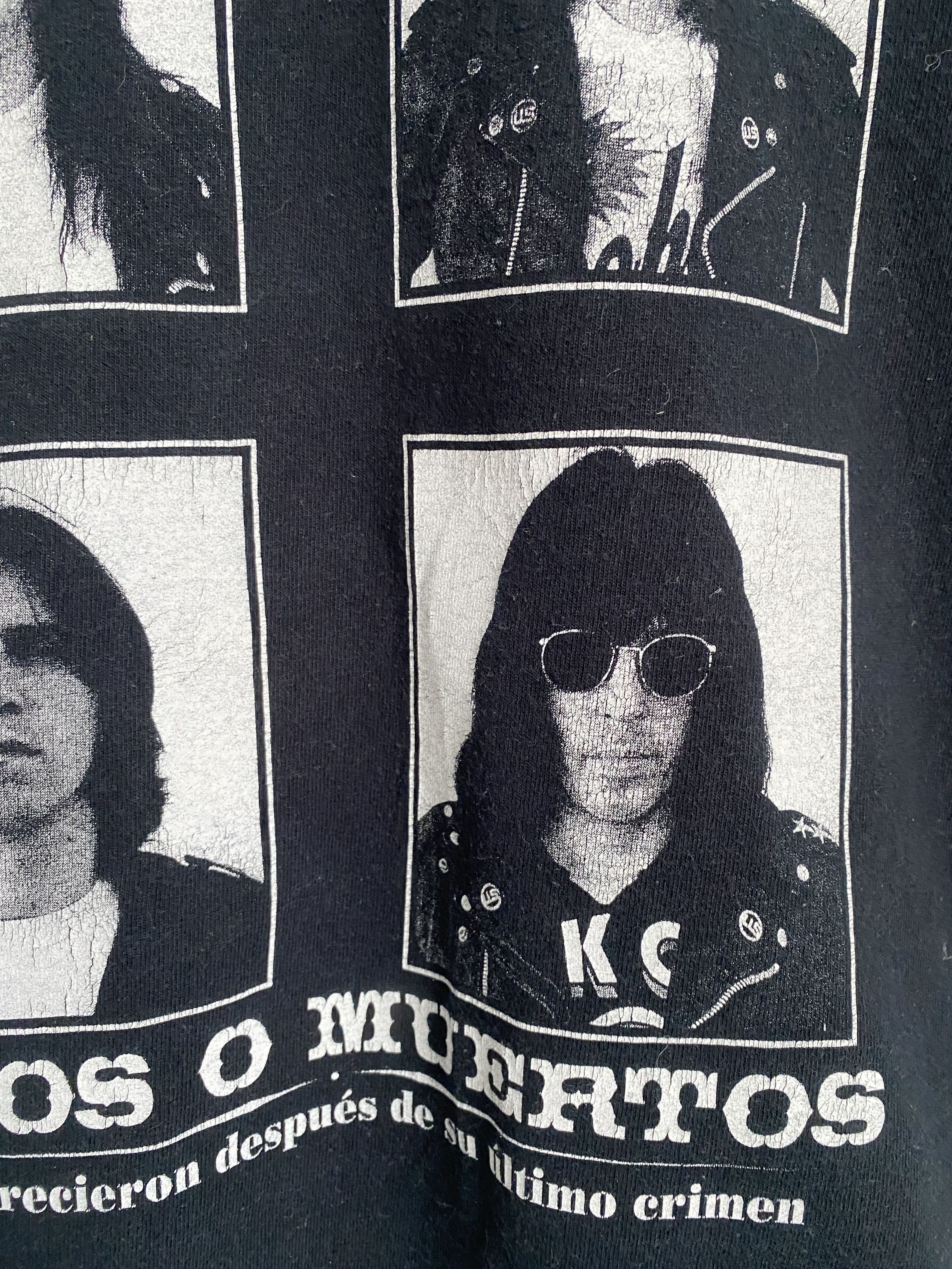 Band Tees × Vintage Vintage RAMONES Wanted rock band t-shirt Size US S / EU 44-46 / 1 - 3 Thumbnail