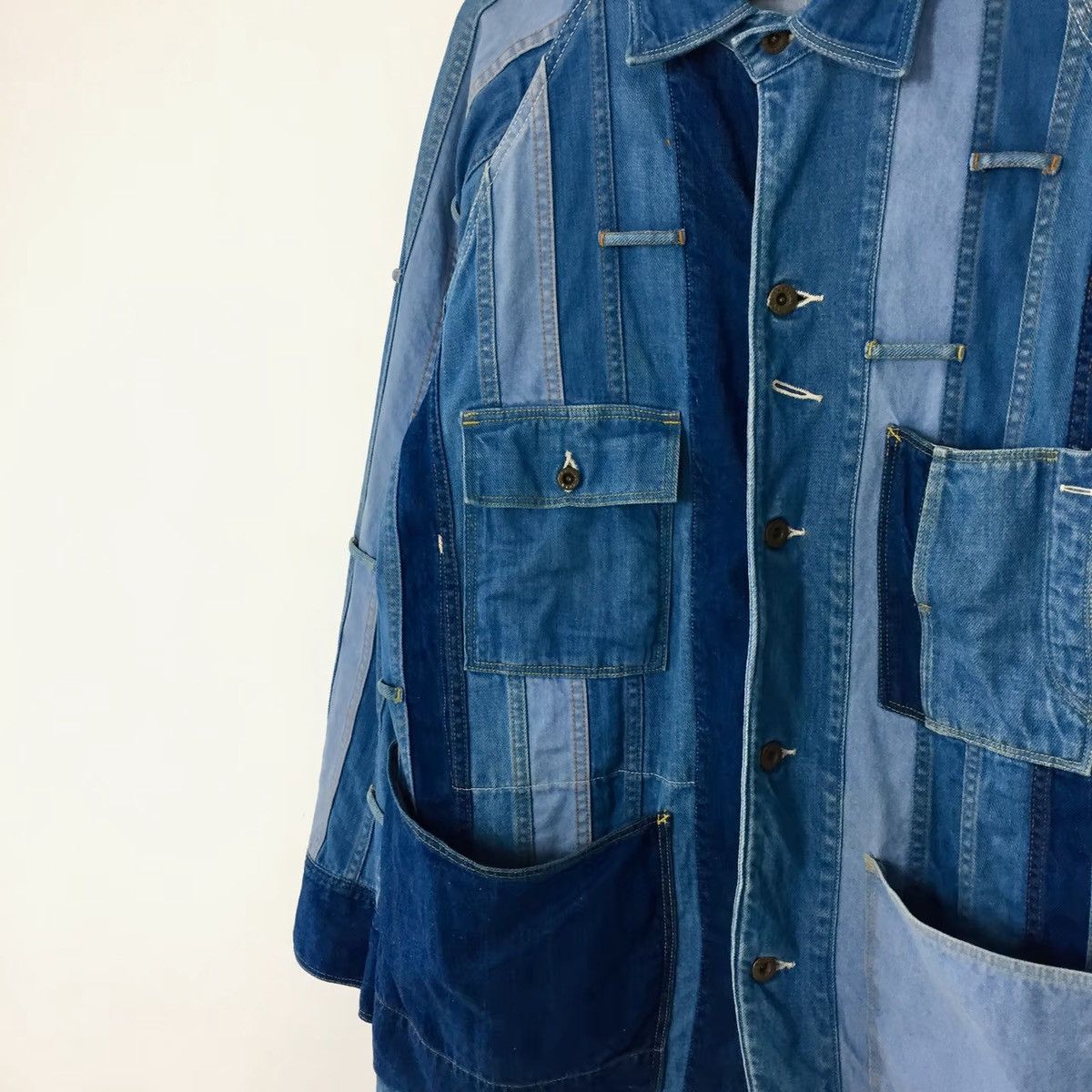 Kapital KAPITAL 2010FW BELT LOOPS PATCHWORK JACKET Size US L / EU 52-54 / 3 - 3 Thumbnail