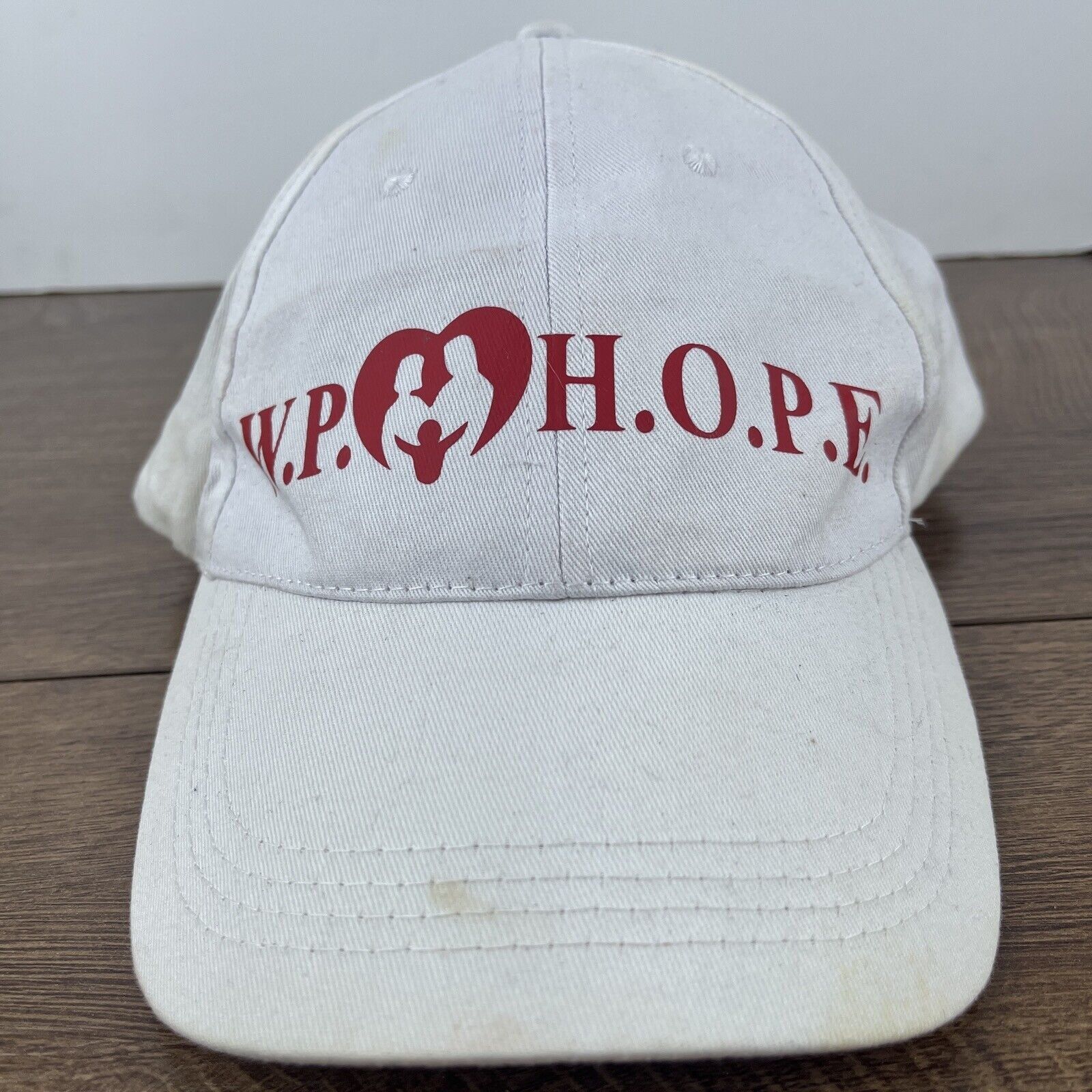 Other WP Hope Hat WP Hope White Hat Adjustable Adult Size Hat Whit Size ONE SIZE - 1 Thumbnail