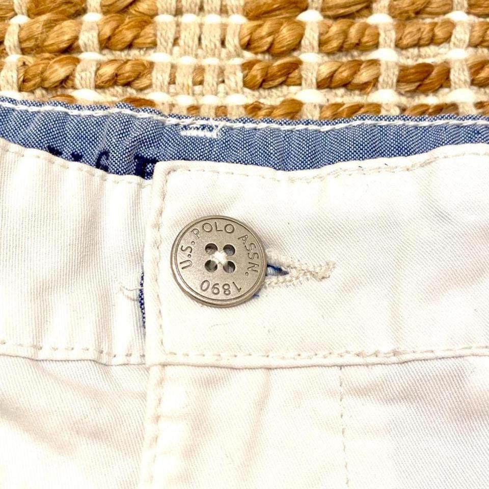 U.S. Polo Assn. Brand New U.S. Polo Assn. White Women's Shorts Size 26" / US 2 / IT 38 - 3 Thumbnail