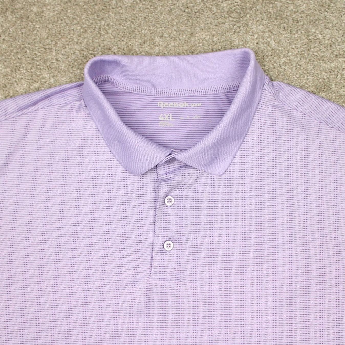 Reebok Reebok Golf Polo Shirt Men 4XL XXXXL Purple 100% Polyester Short Sleeve Pullover Size US XXL / EU 58 / 5 - 5 Thumbnail