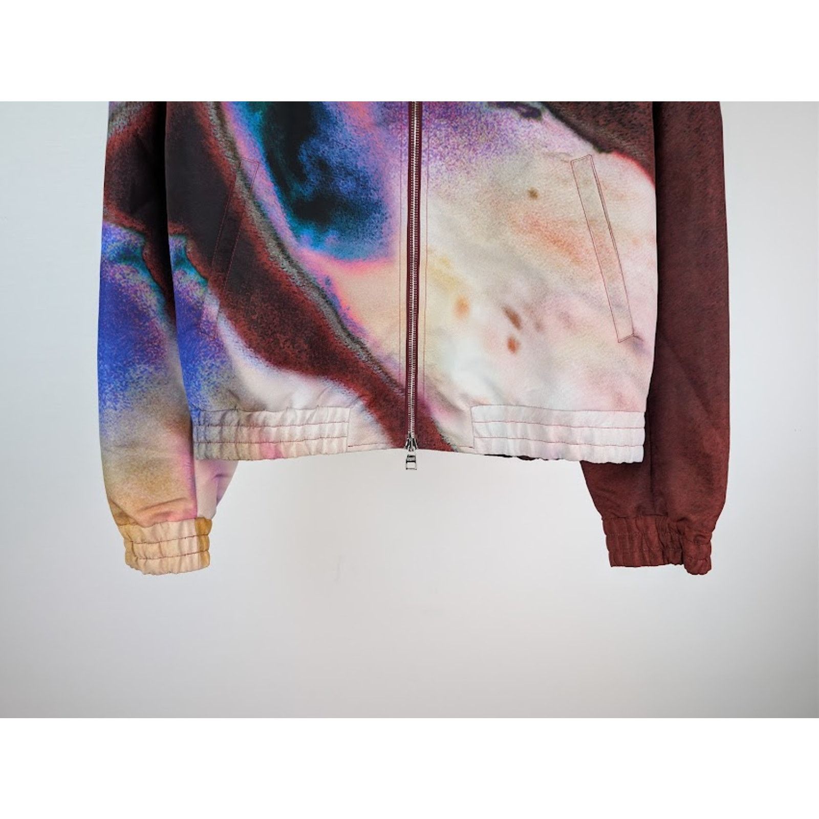Alexander McQueen o1rshd1 Elasticated Bomber Jacket in Luminous Size US L / EU 52-54 / 3 - 4 Thumbnail