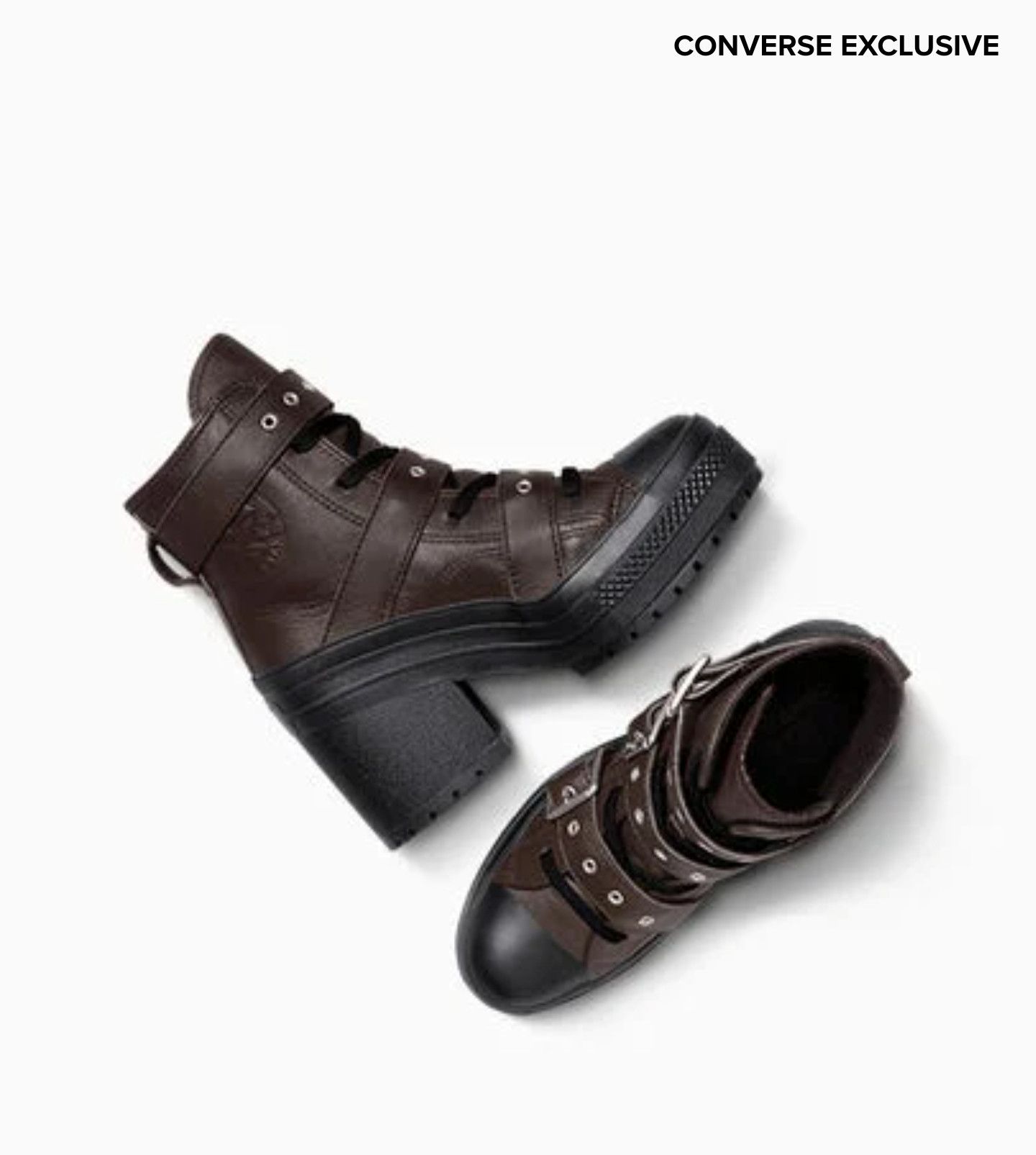 Converse CONVERSE Chuck 70 De Luxe Leather/Buckles High Top, Platform Size US 5.5 / IT 35.5 - 10 Thumbnail