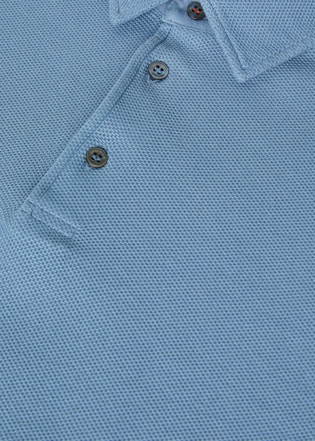 Loro Piana o1w1db10125 FAI1311 Polo Shirt in Blue Size US S / EU 44-46 / 1 - 3 Thumbnail