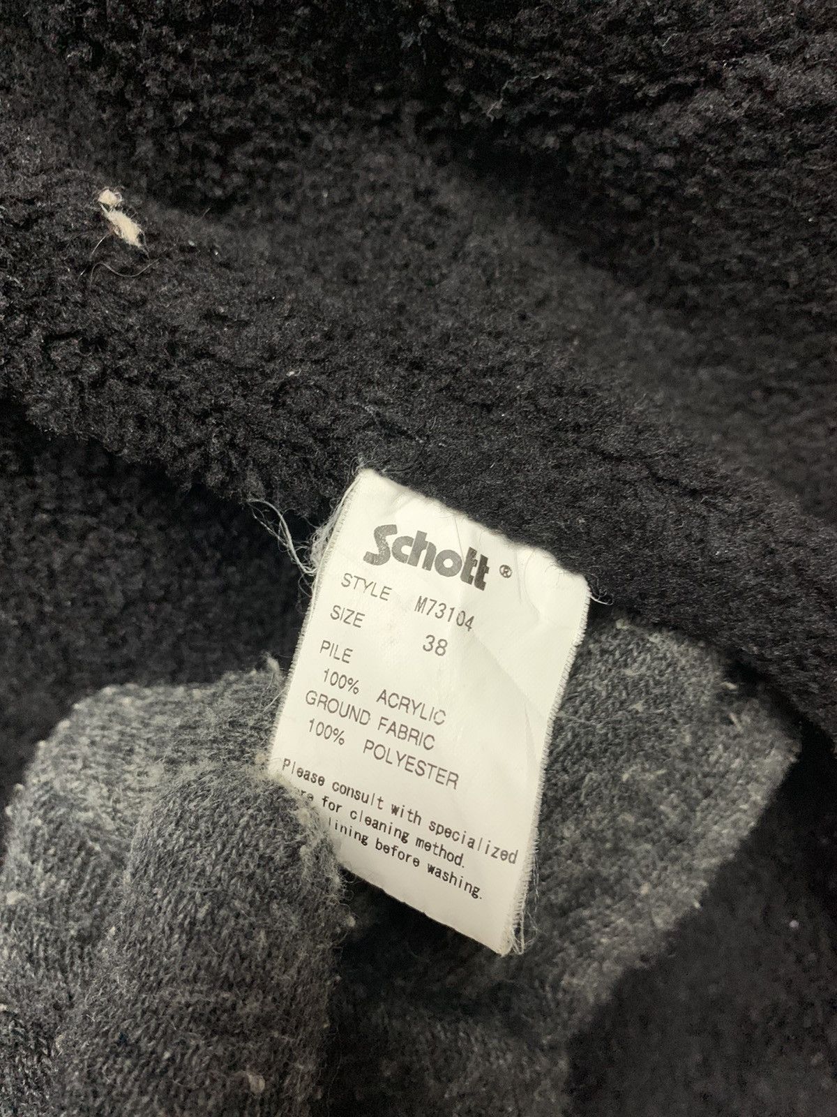 Schott Rare Schott X Beams Hoodie Button Ups Acrylic Jacket Size US M / EU 48-50 / 2 - 7 Thumbnail