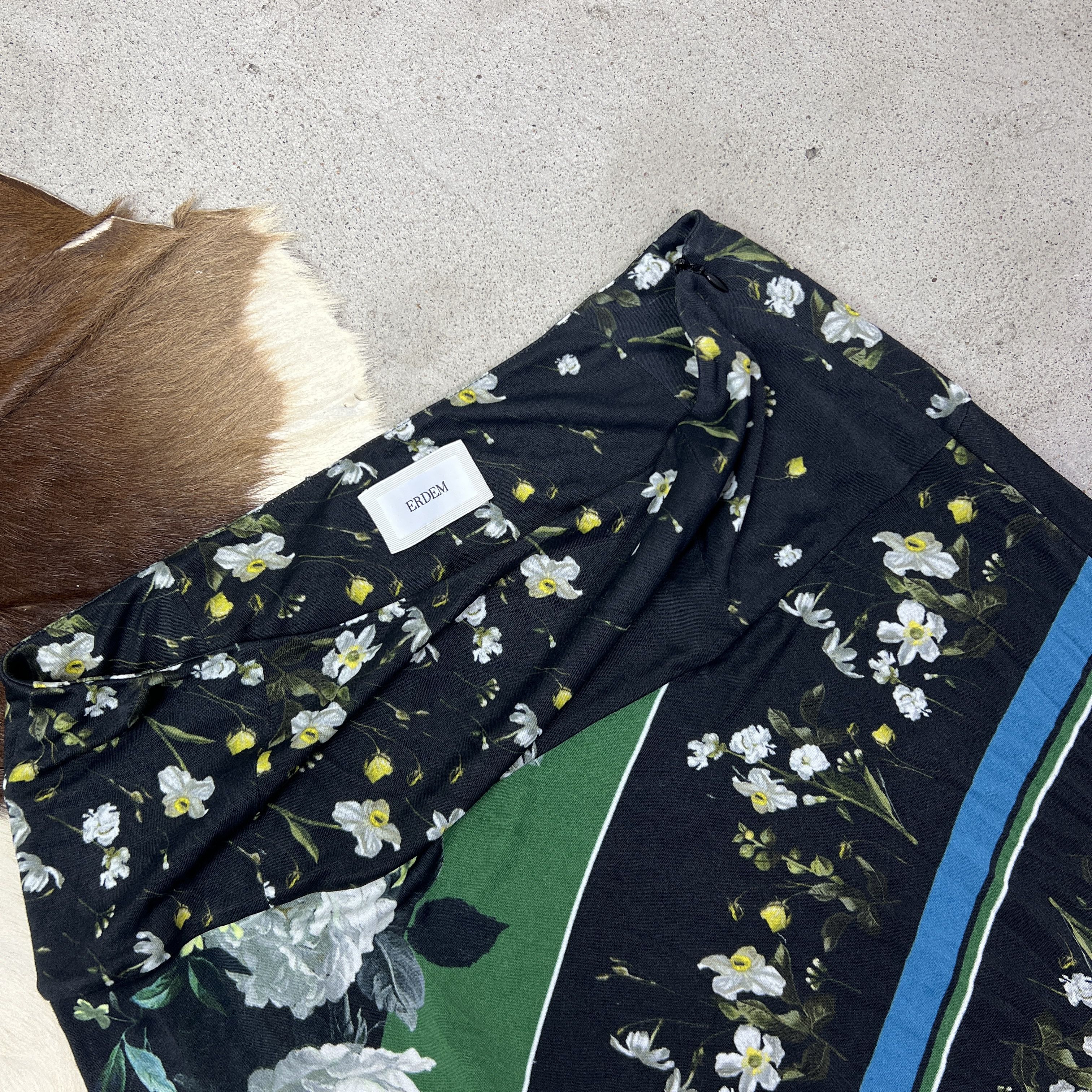 Erdem Vintage Casual Preppy Floral Boho Maxi Skirt 00s Size 27" / US 4 / IT 40 - 3 Thumbnail