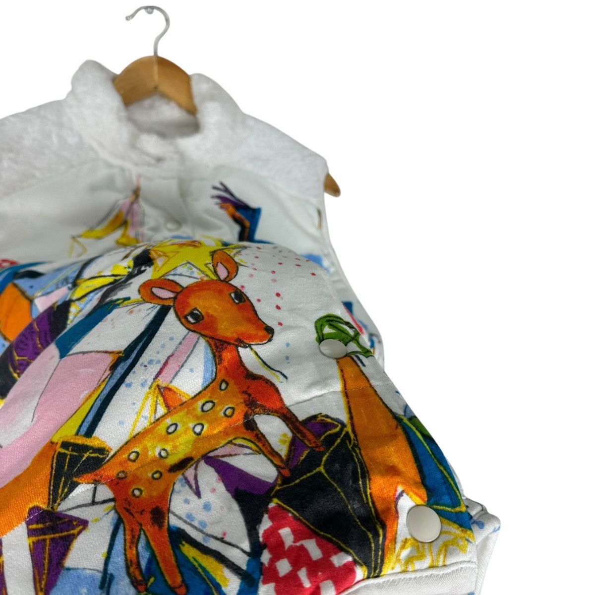 Issey Miyake 🔥TSUMORI CHISATO SLEEP IS ART FLORAL VEST Size US L / EU 52-54 / 3 - 6 Thumbnail