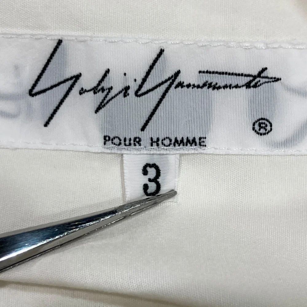 Yohji Yamamoto Yohji Yamamoto Pour Homme switching shirt Size US L / EU 52-54 / 3 - 4 Thumbnail