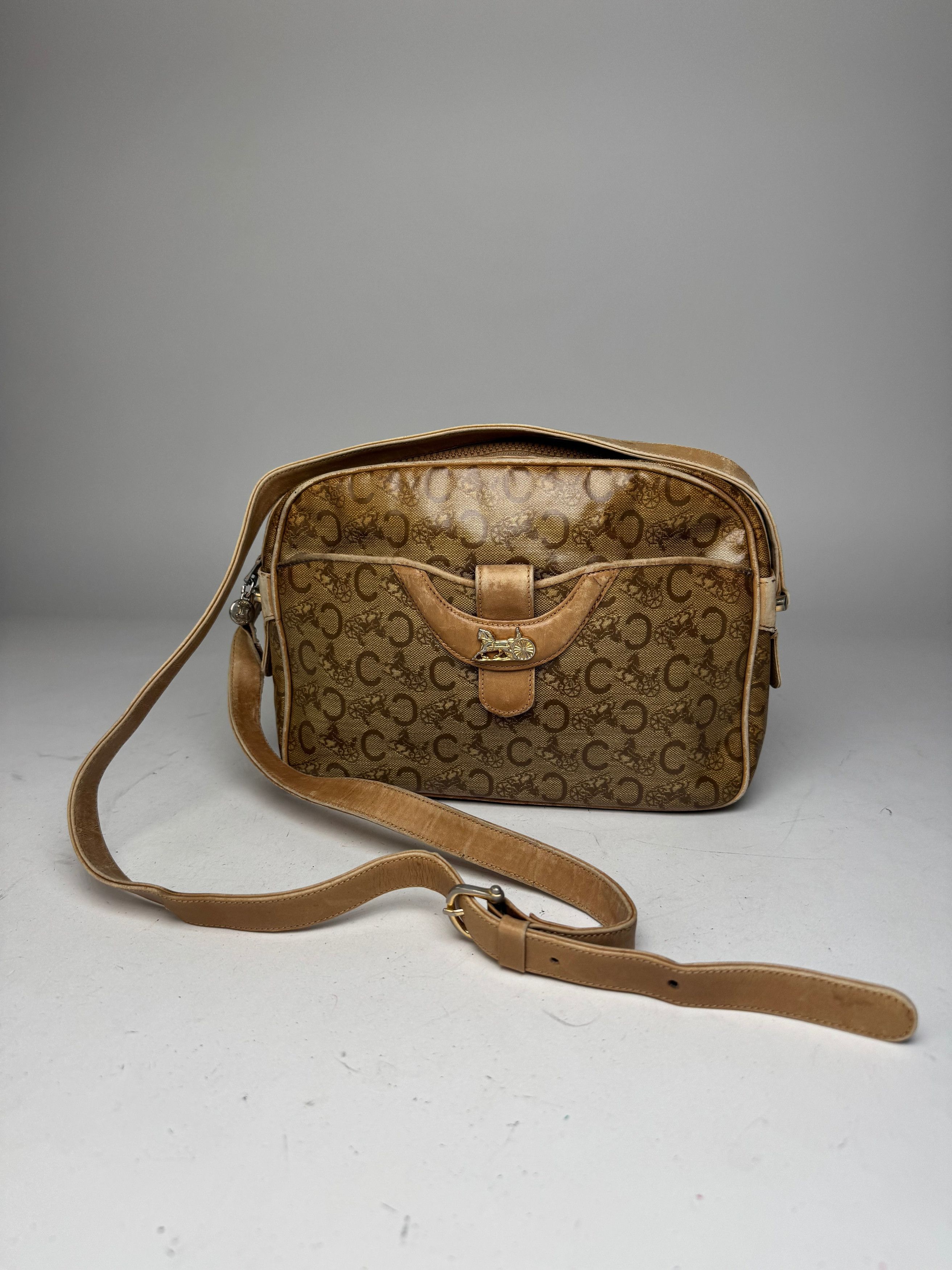 Other Vintage Celine Paris Patent Leather Monogram Crossbody Bag Size ONE SIZE - 1 Thumbnail