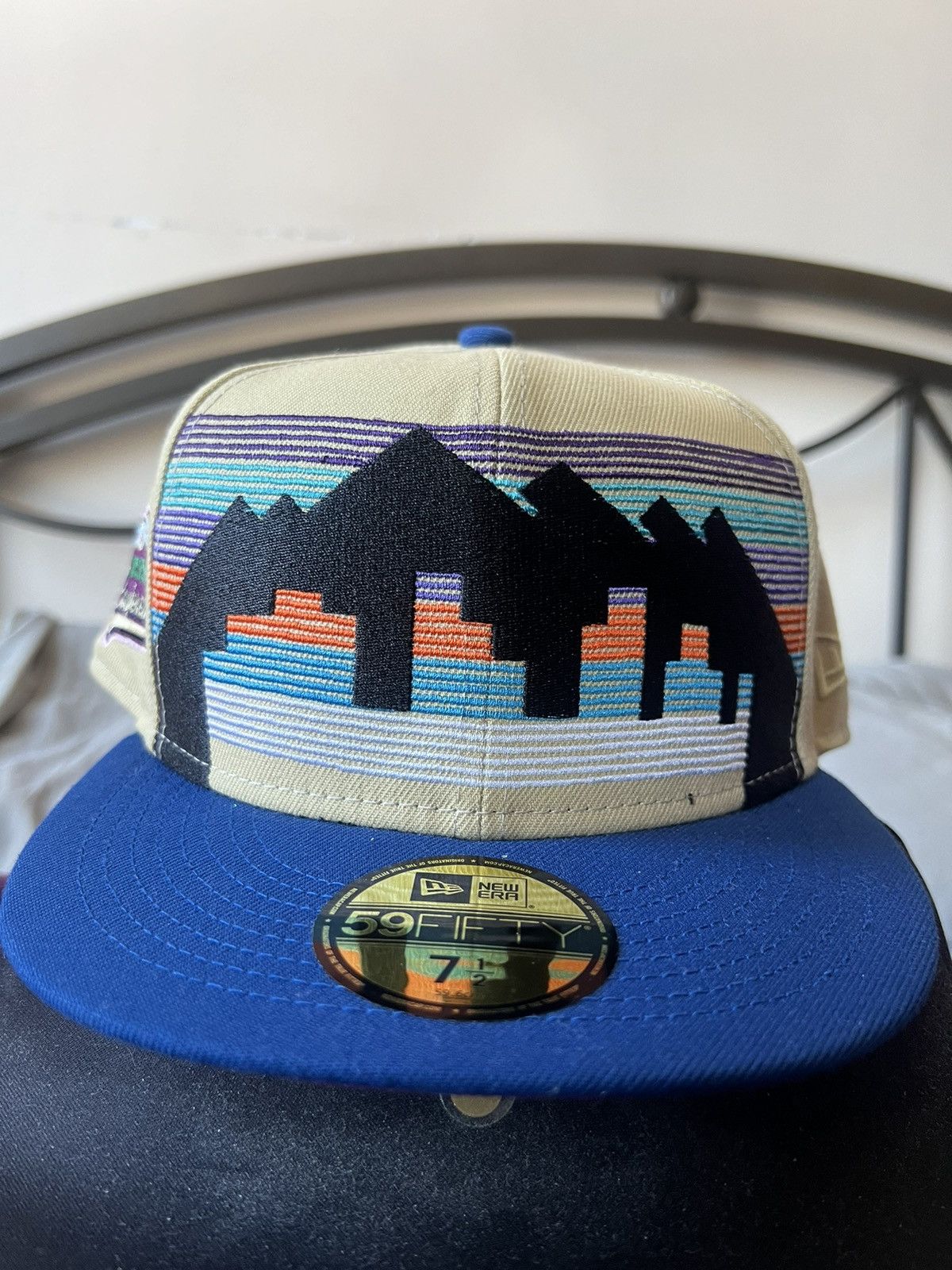 image of Myfitteds Exclusive Nba Denver Nuggets Size 7 1/2 in Tan, Men's
