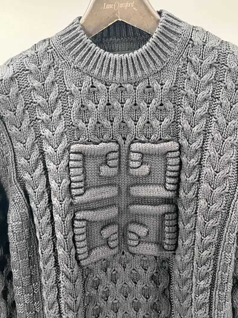 Givenchy Givenchy Men's Knit Sweater Coarse Knit Cotton Size US XS / EU 42 / 0 - 2 Thumbnail