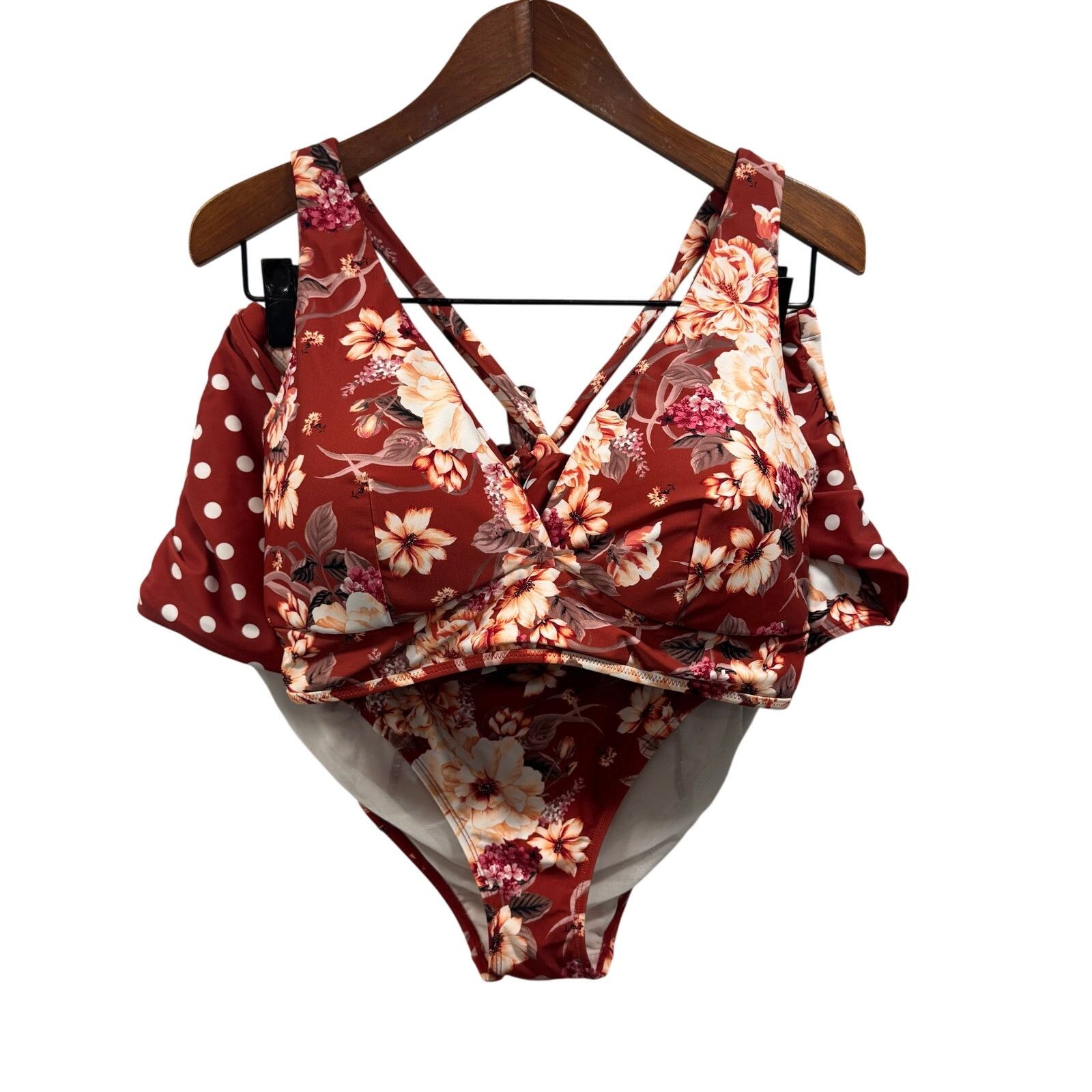 Other Torrid Plus 2 Piece Bikini sz 3X/4X Hi Waisted #G630 Size 3XL / US 20-22 - 2 Thumbnail