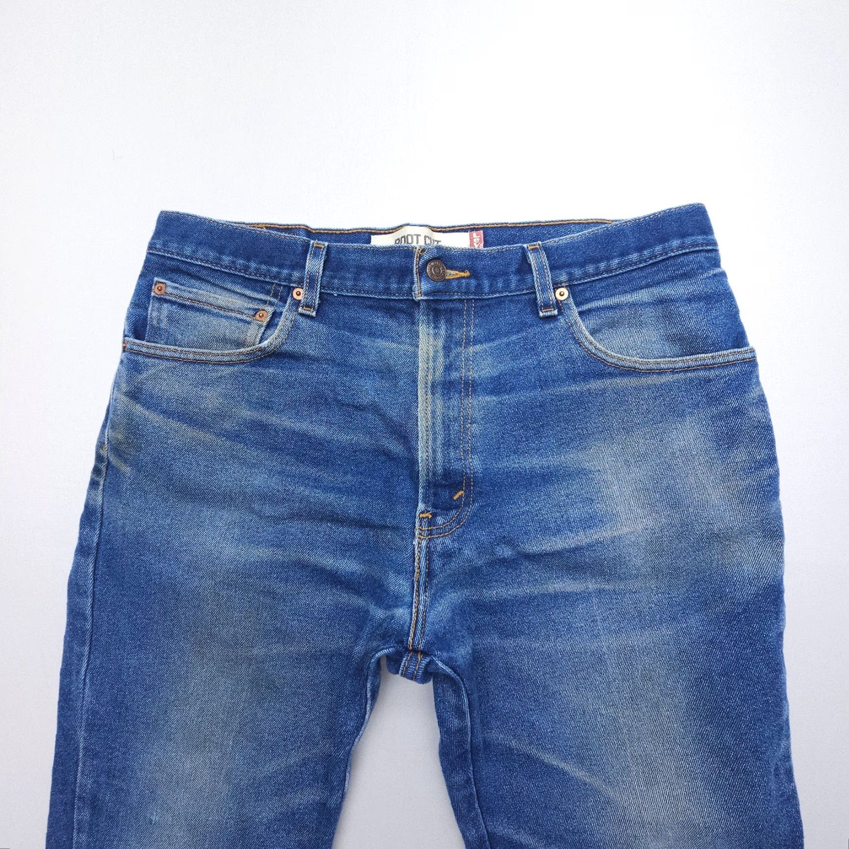 Levi's VINTAGE Levi's 517 Bootcut Jeans Mens 36 Dark Wash 5-Pocket Denim Blue 2000s USA Western Cowboy Jeans Mens Size US 36 / EU 52 - 7 Thumbnail