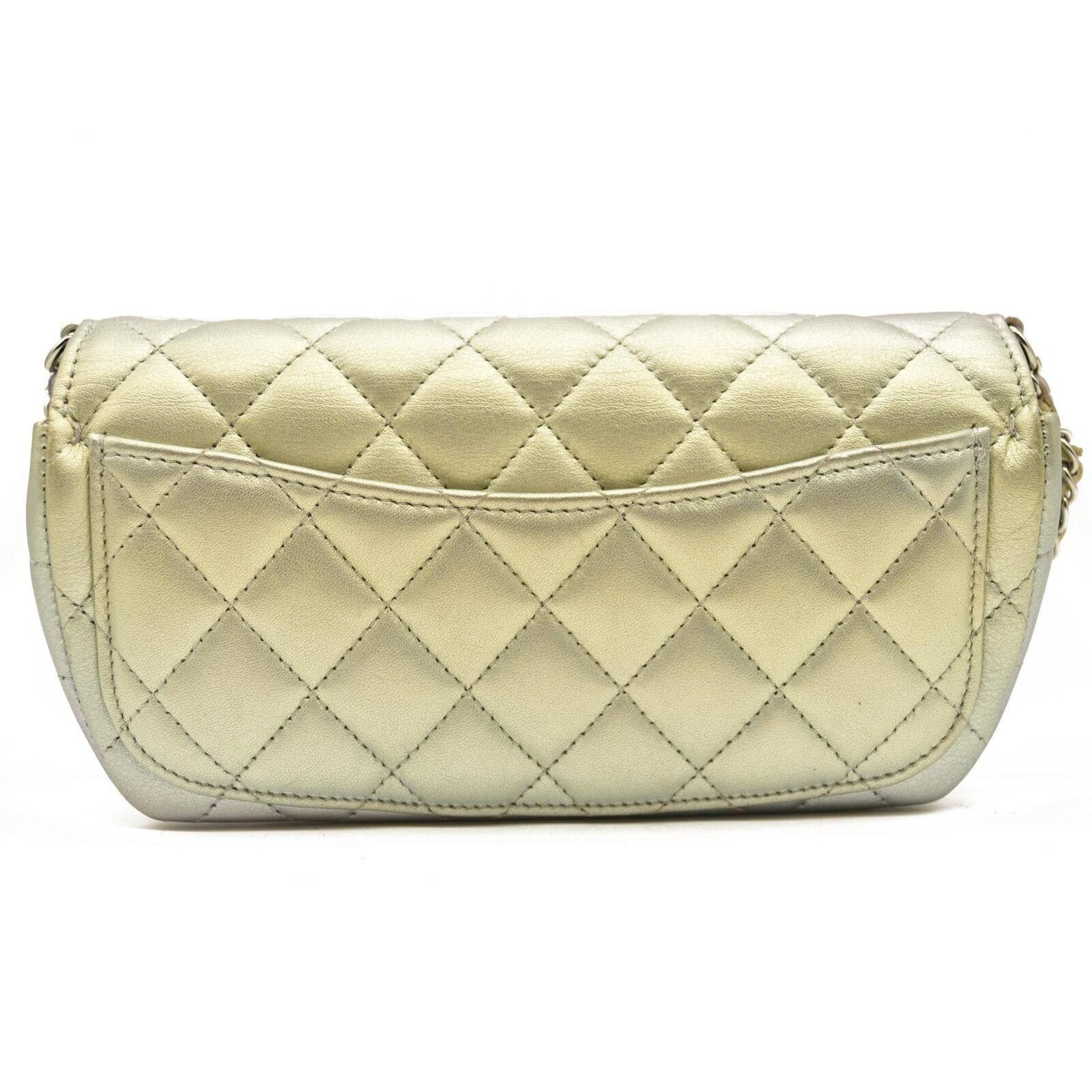 Chanel Chanel Gradient Metallic Calfskin Quilted Glasses Case Size ONE SIZE - 9 Thumbnail