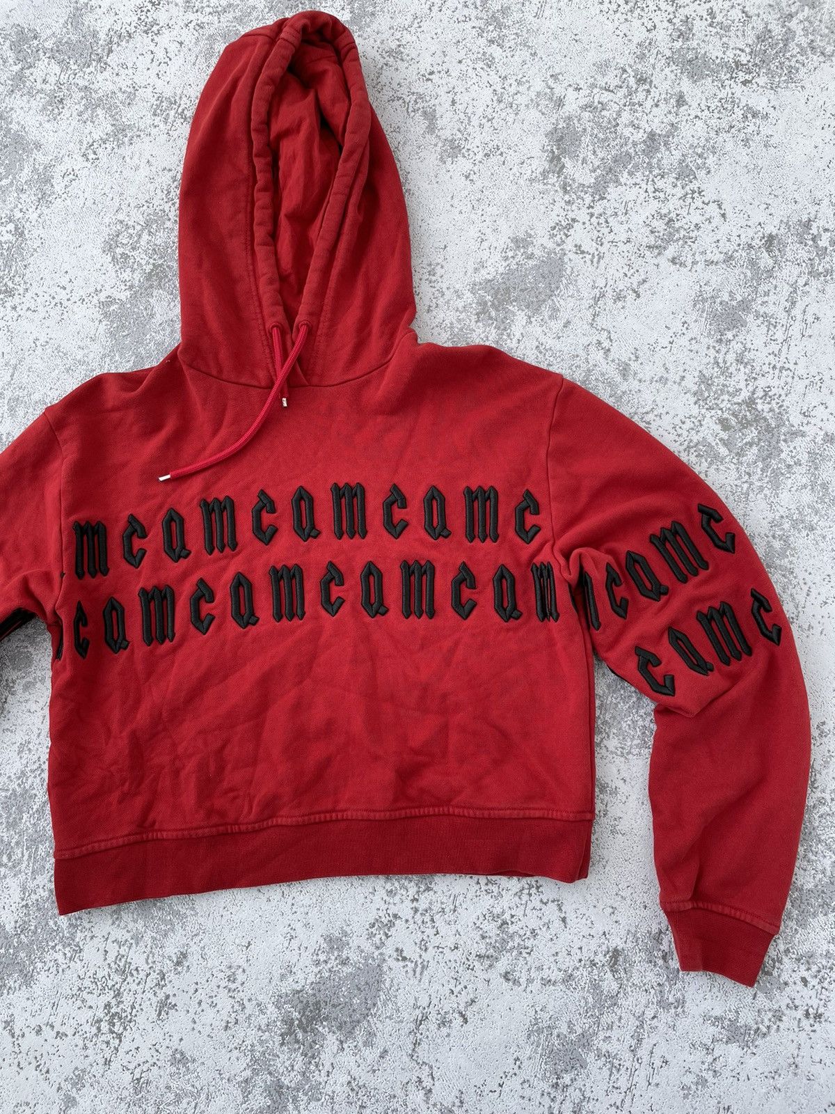 Alexander McQueen Alexander McQueen Graffiti Print Cropped Hoodie Size S / US 4 / IT 40 - 3 Thumbnail