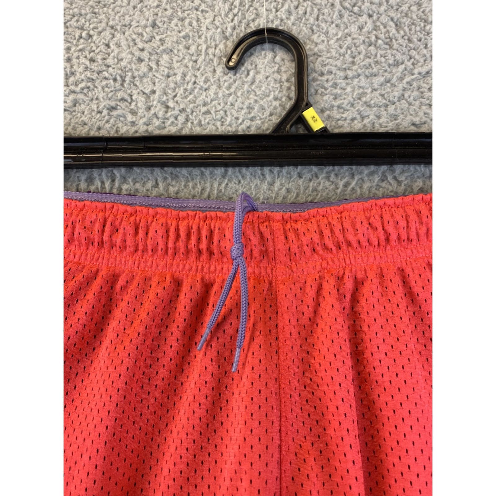 Nike NIKE Dri-Fit Running Shorts Womens Small Coral Hot 87-72 Activewear Elastic Waist Size 28" / US 6 / IT 42 - 4 Thumbnail