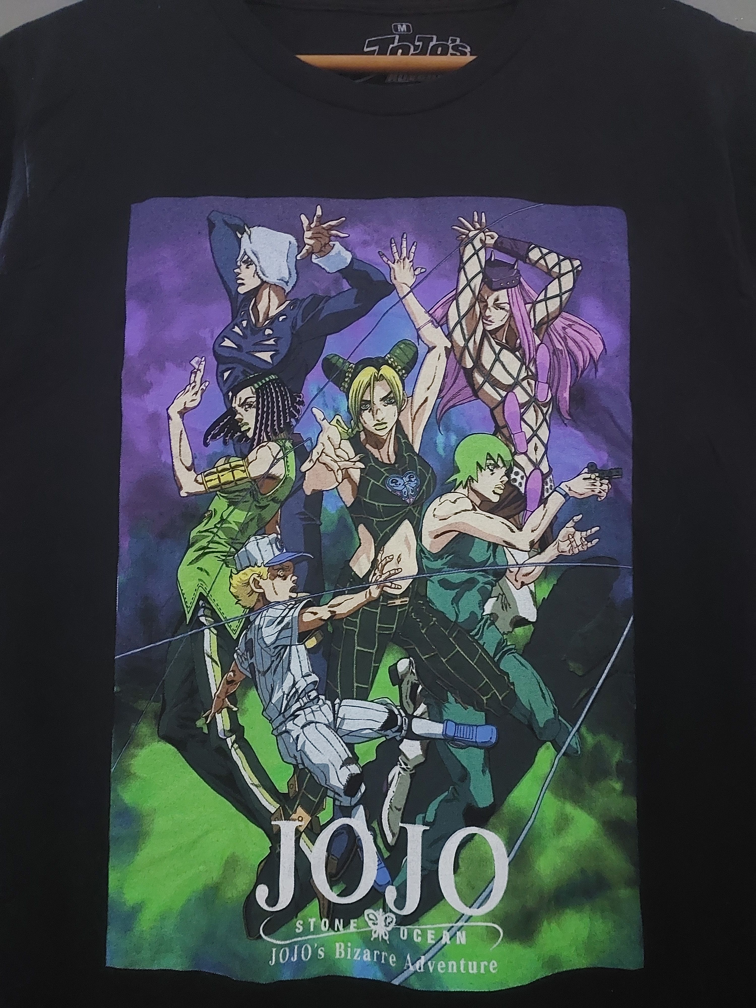 Anime × Cartoon Network × Vintage JOJO'S BIZARRE ADVENTURE ANIME T-SHIRT Size US M / EU 48-50 / 2 - 3 Thumbnail