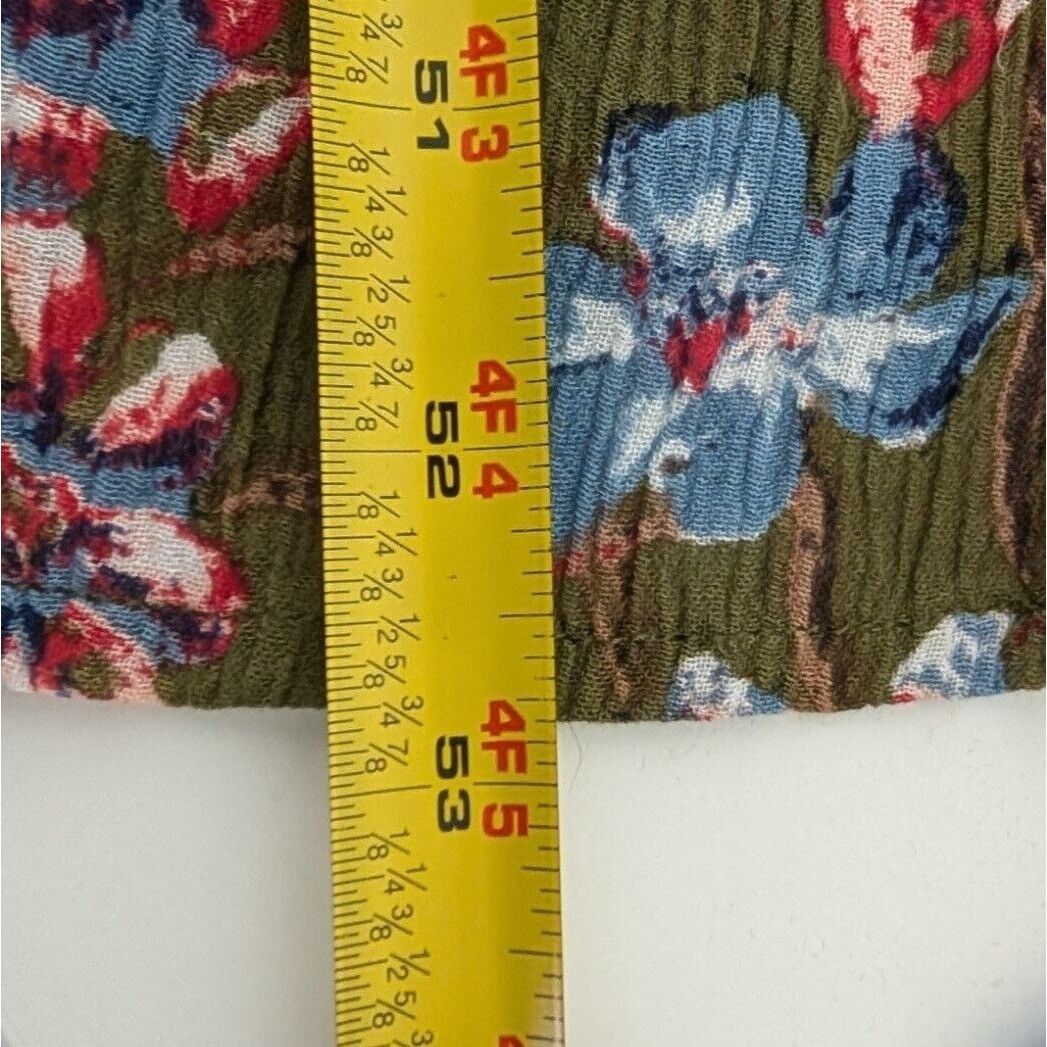Designer Woman Within Floral Maxi Dress Womens Size 14W Green Size XL / US 12-14 / IT 48-50 - 11 Thumbnail