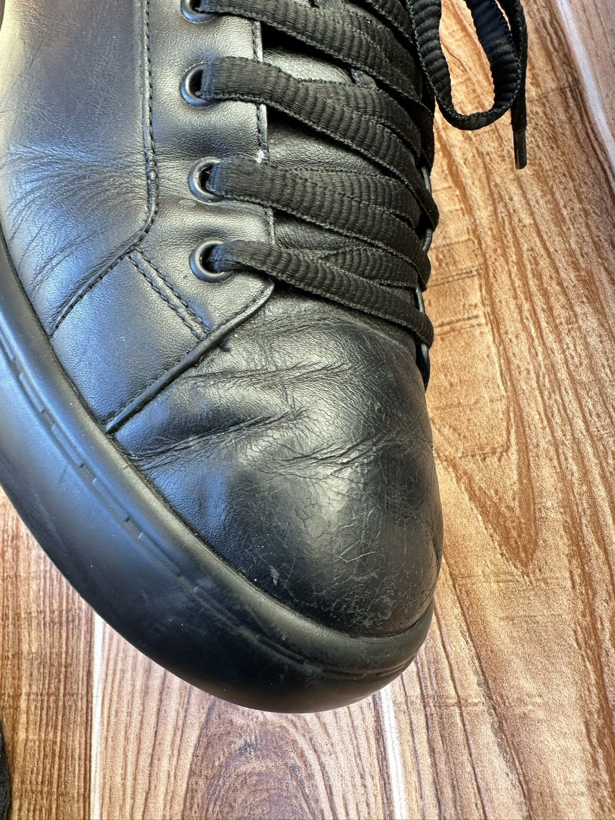 Bottega Veneta Bottega Veneta Pillow Sneaker Black Natural Rubber lowtops Size US 11 / EU 44 - 7 Thumbnail