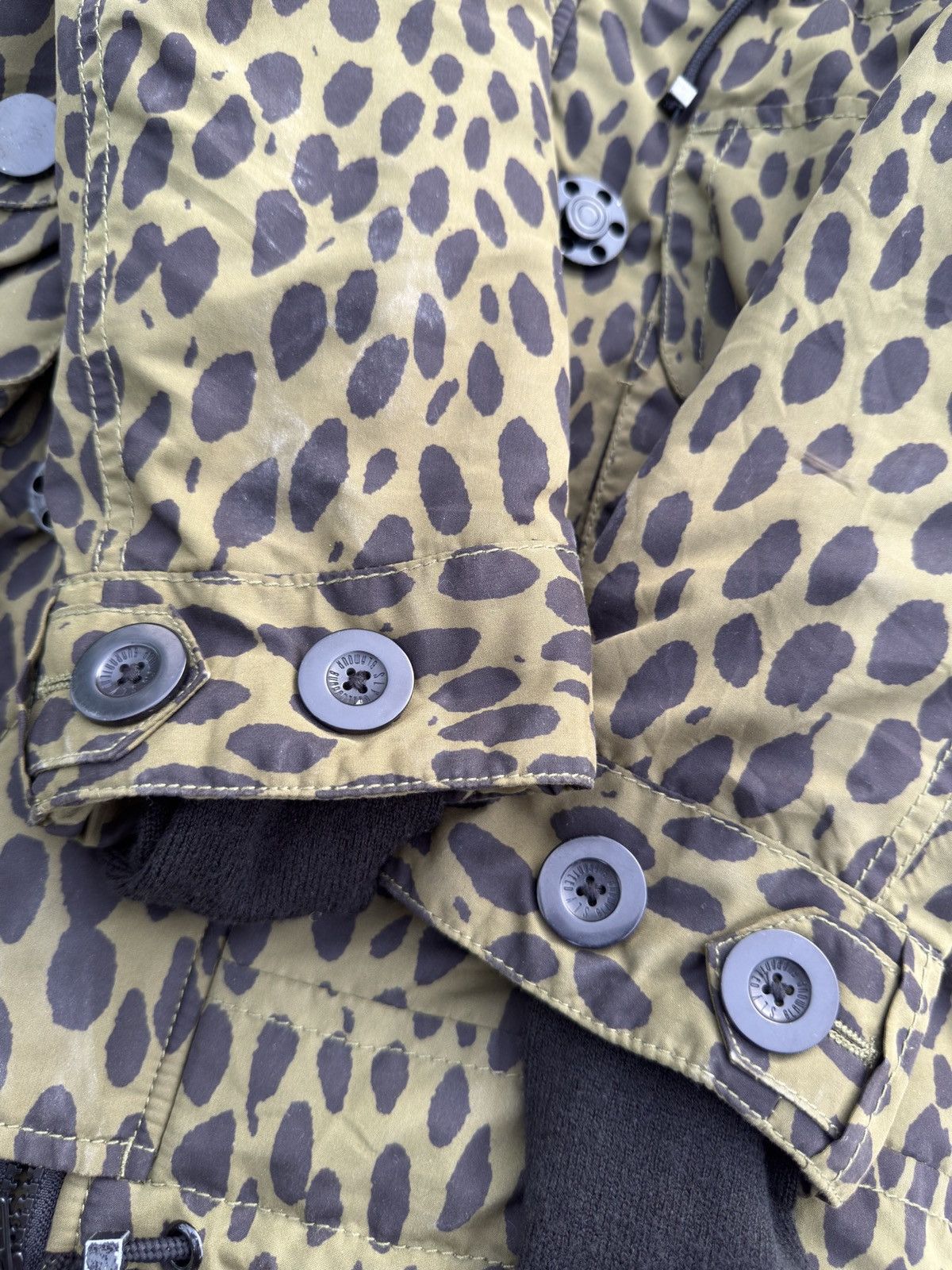 SLY SLY Baroque Japan Raccoon Fur Jacket Leopard Design bondage Size M / US 6-8 / IT 42-44 - 16 Thumbnail