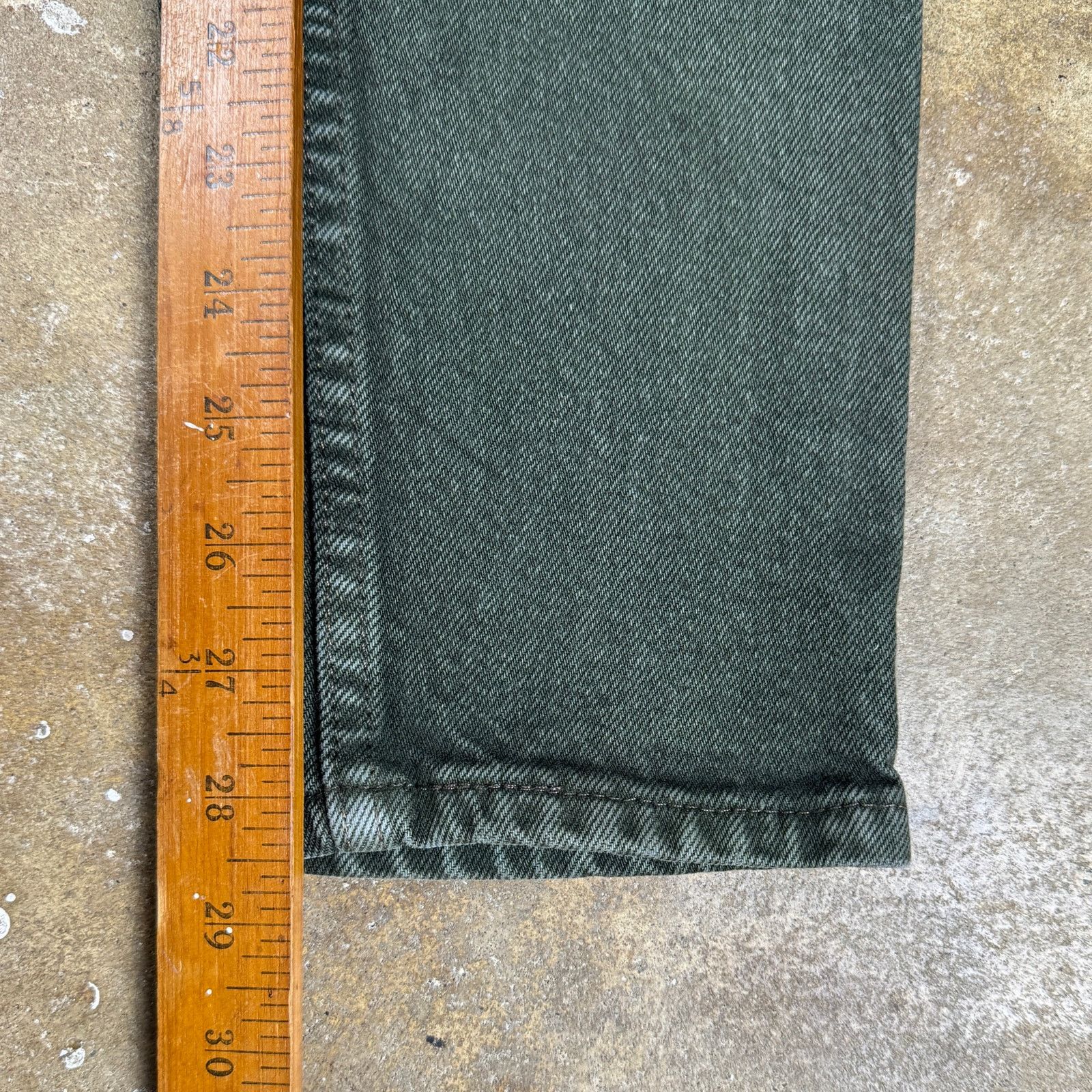 Levi's Vtg Levi’s 510 Women’s Jeans Green Slim Fit High Rise Size 3 Size 24" / US 00 / IT 34 - 14 Thumbnail
