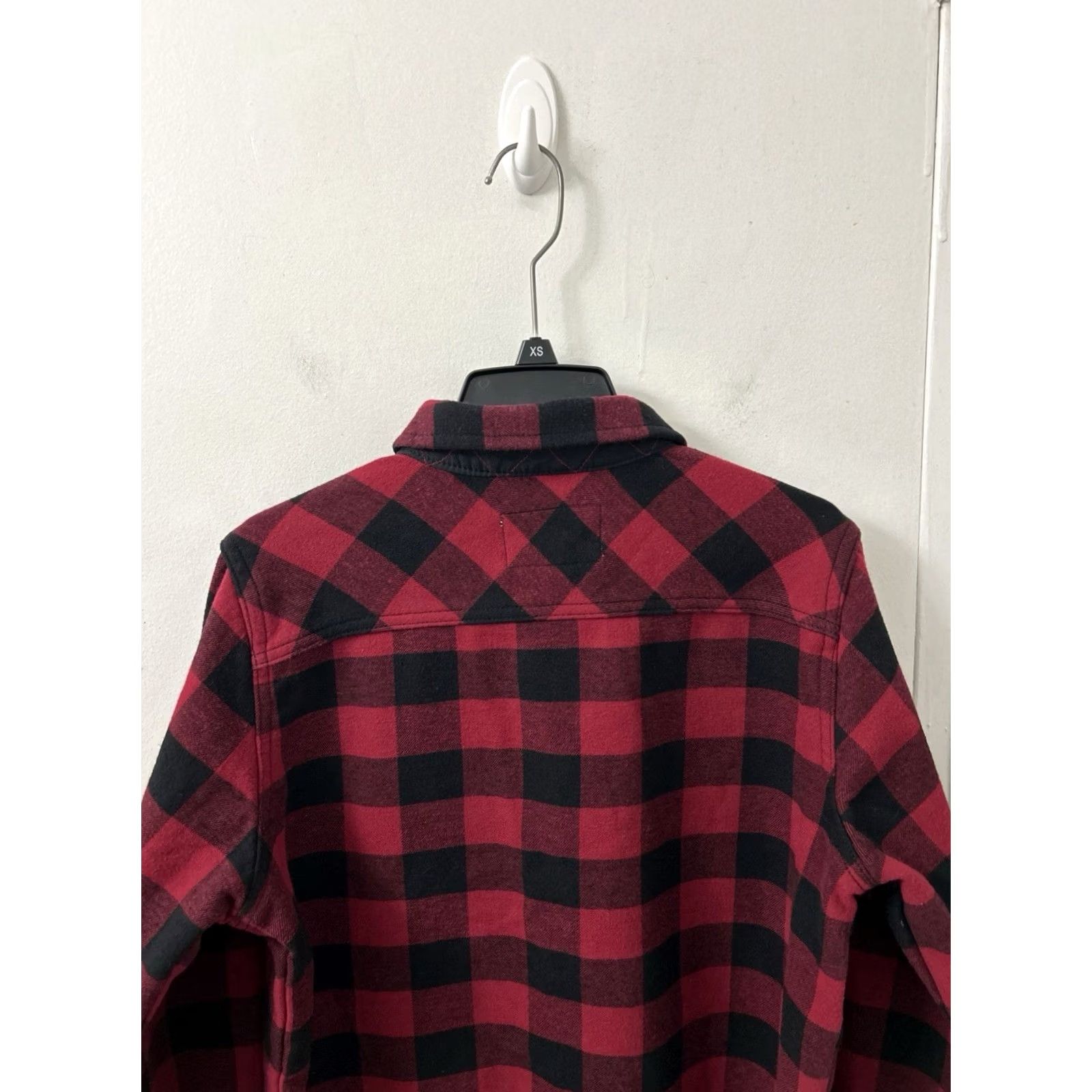 Orvis Orvis Shirt Jacket Womens Large Black Red Fleece Lined Shacket Pockets L/S Size L / US 10 / IT 46 - 7 Thumbnail