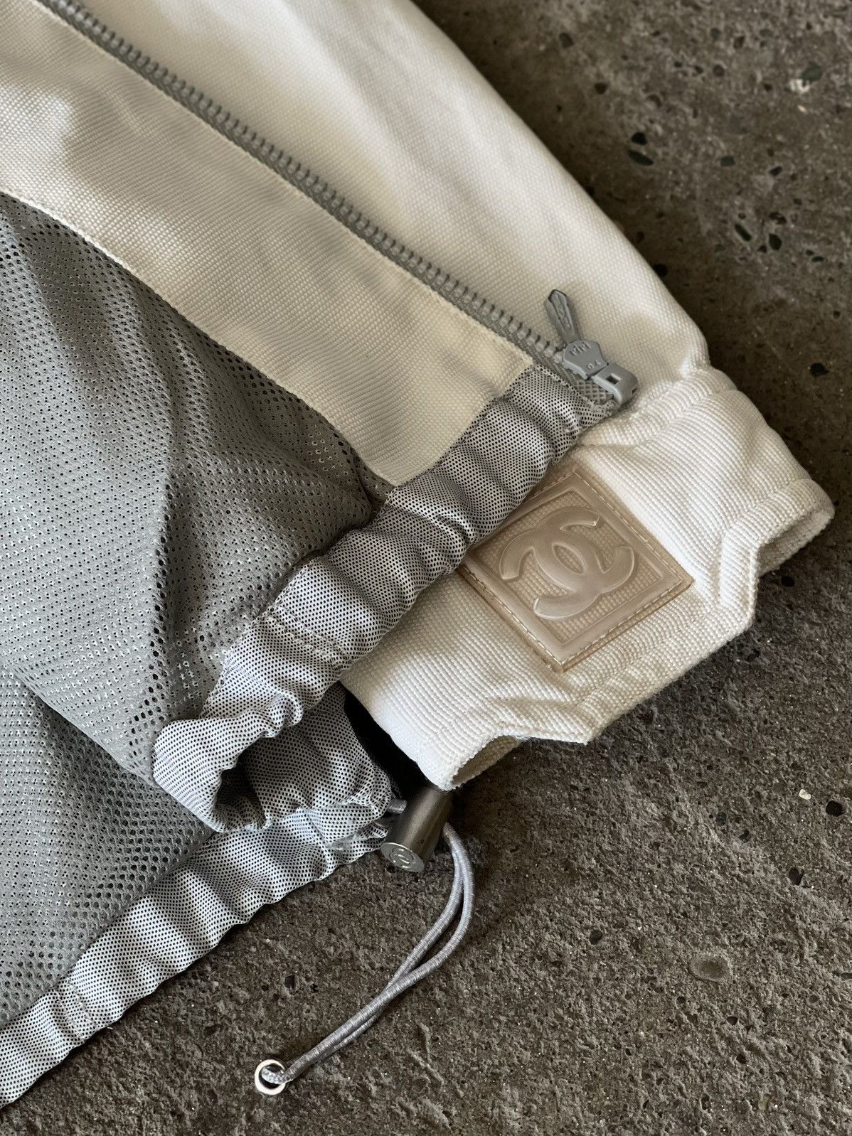 Chanel Chanel Sports - Karl Lagerfeld - 2000’s -Nylon Track Jacket Size XXS / US 00 / IT 34 - 12 Thumbnail