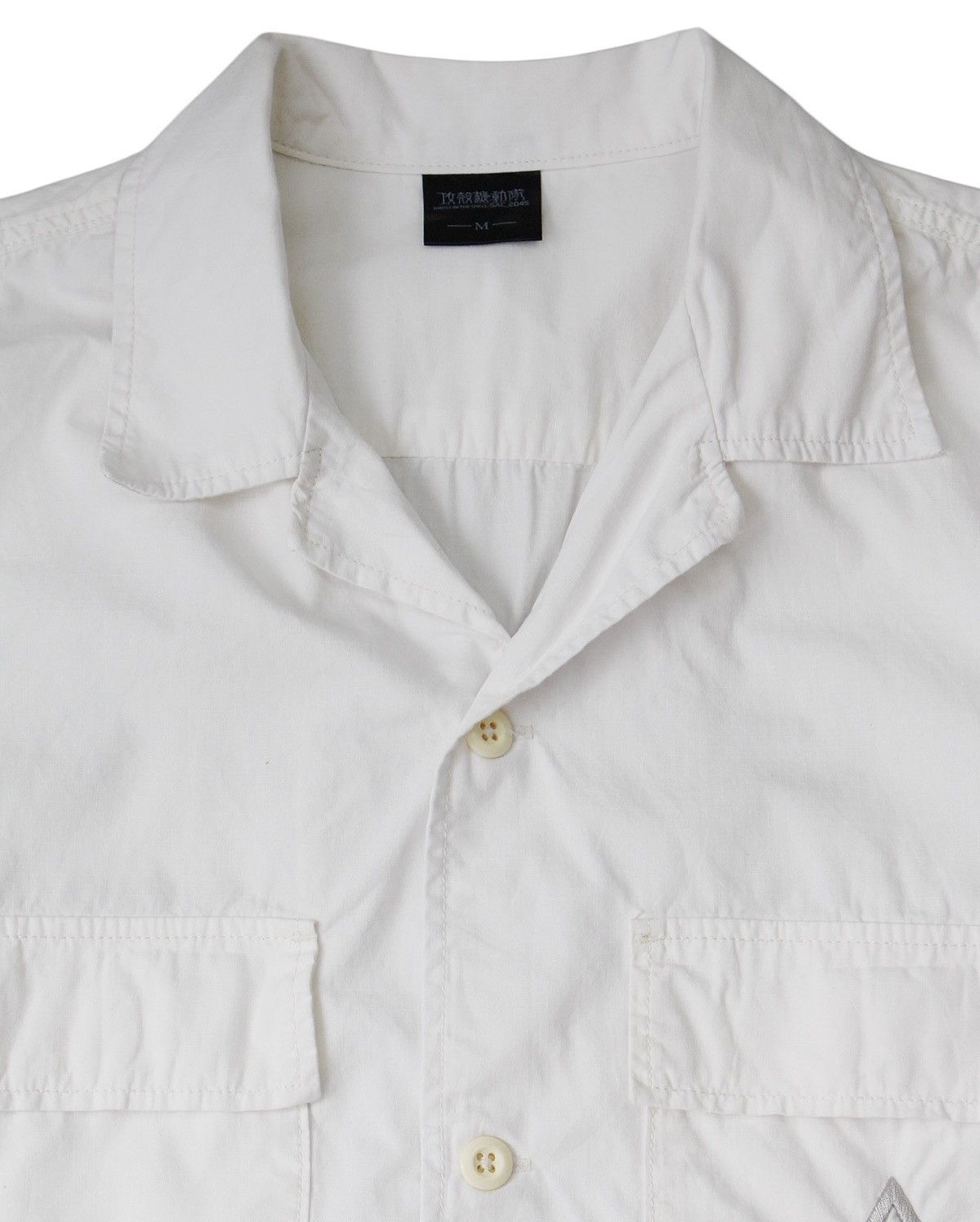 Anime × Japanese Brand 2020 GU × GHOST IN THE SHELL SAC_2045 EMBROIDERED SHIRT Size US M / EU 48-50 / 2 - 3 Thumbnail