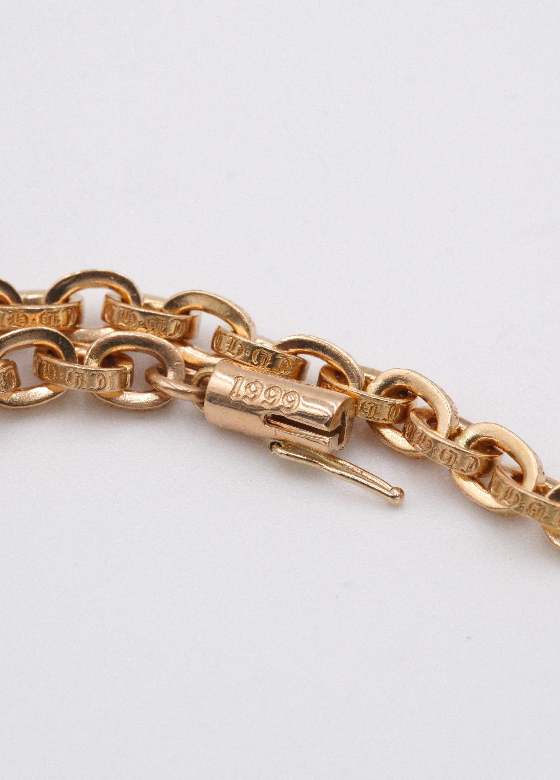 Chrome Hearts Chrome Hearts 22K Gold Paperchian Necklace - 24 Inch Size ONE SIZE - 8 Thumbnail