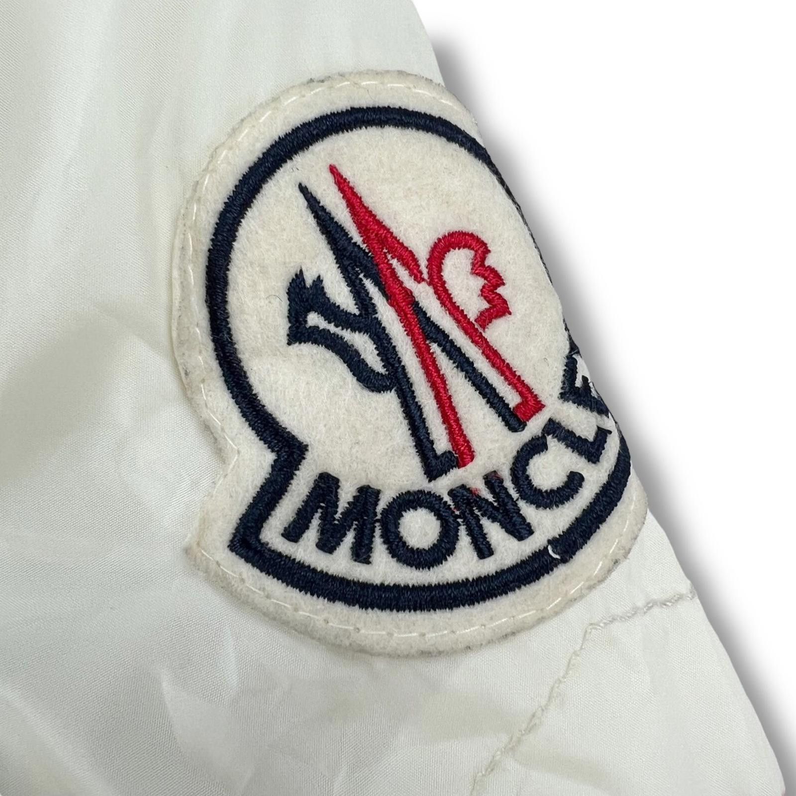 Moncler Moncler Womens White Biker Jacket Size M / US 6-8 / IT 42-44 - 4 Thumbnail