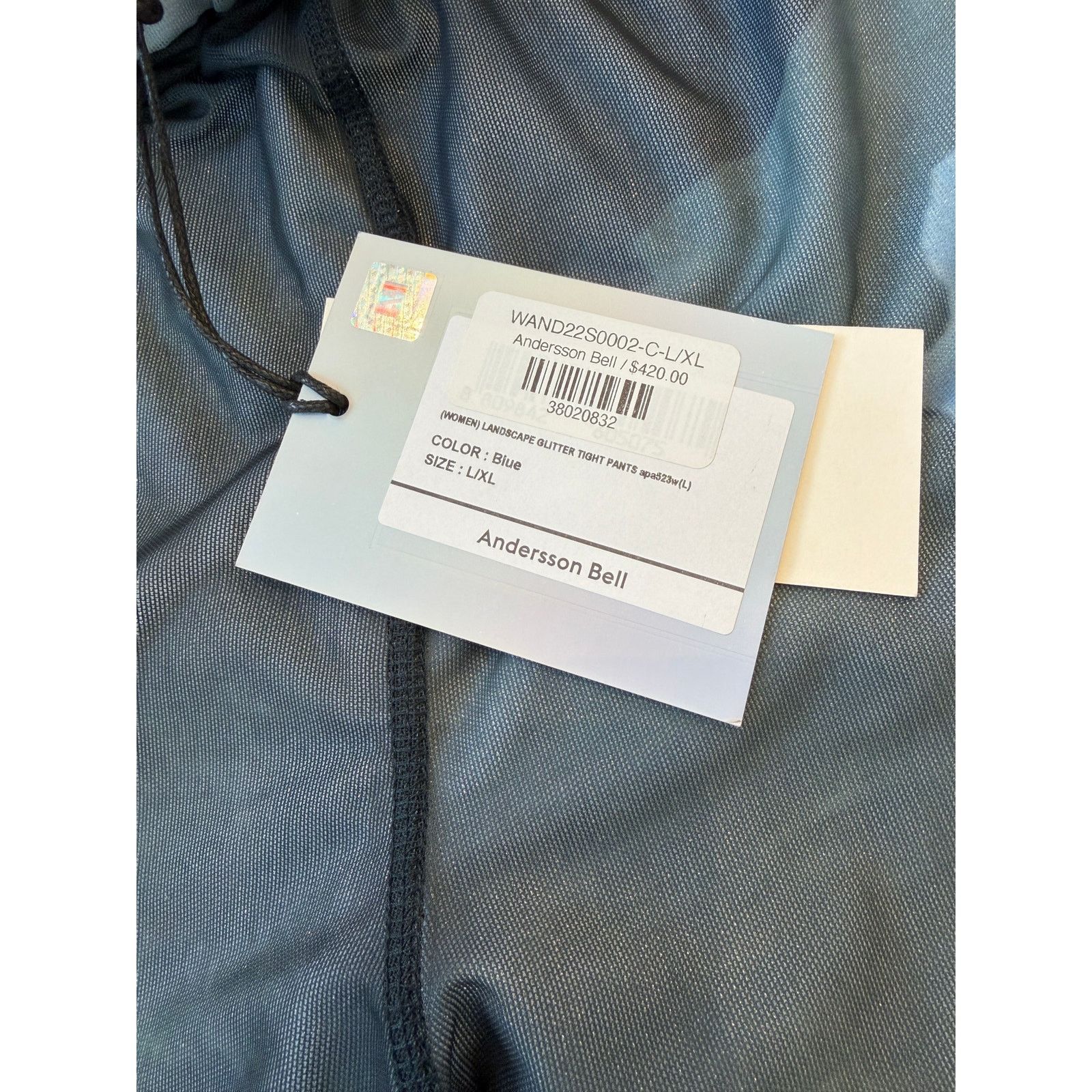 Andersson Bell Andersson Bell L/XL Landscape Glitter Tight Pants Size US 32 / EU 48 - 3 Thumbnail