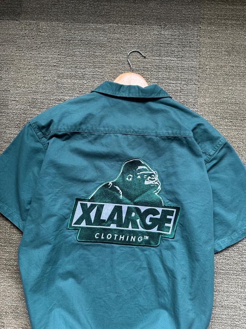 Japanese Brand × Xlarge XLARGE EMBROIDERY BIG LOGO OPEN COLLAR Size US M / EU 48-50 / 2 - 3 Thumbnail