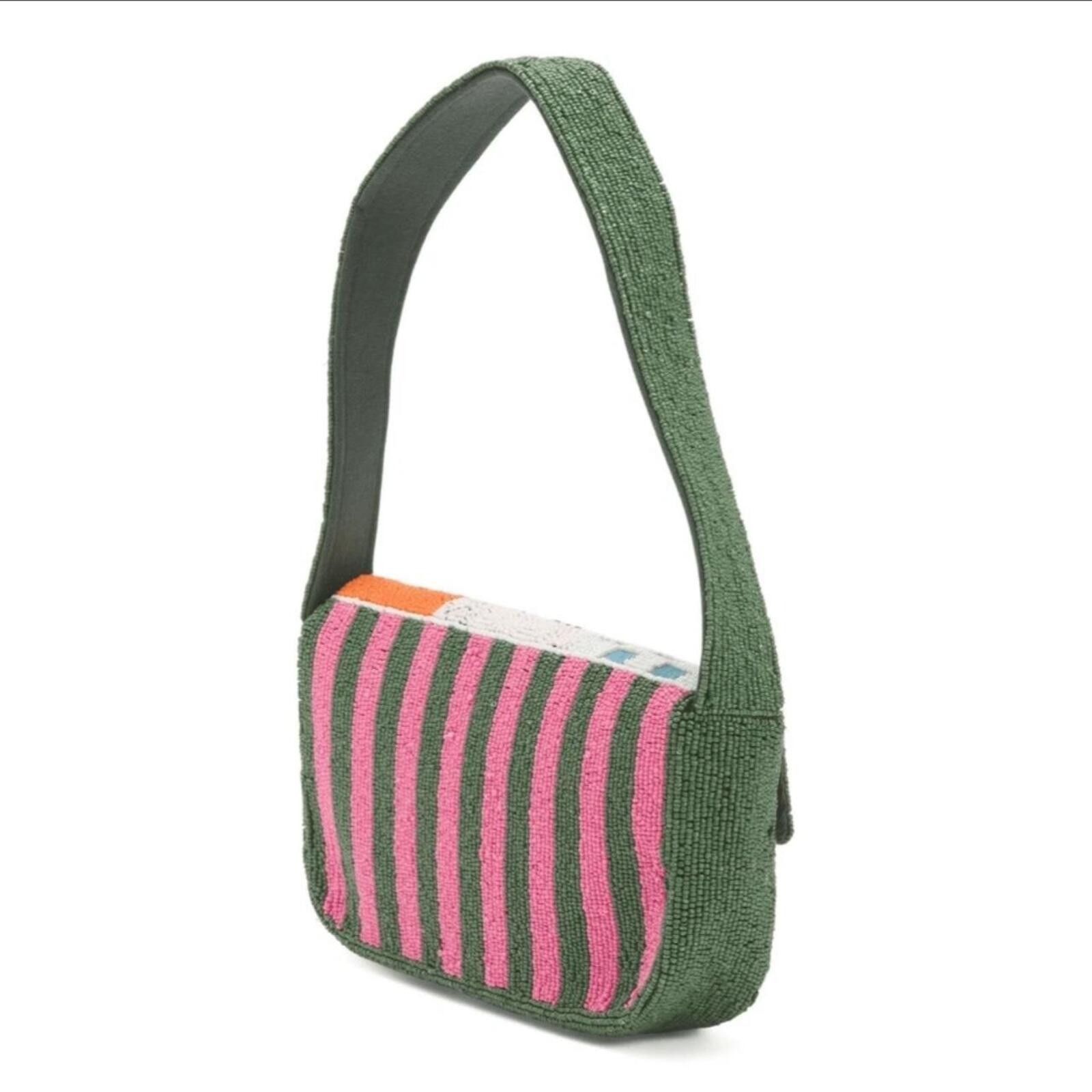 Jean Charles De Castelbajac TikTok Viral Beaded Amalfi Coast Handmade Beaded Bag Size ONE SIZE - 3 Thumbnail