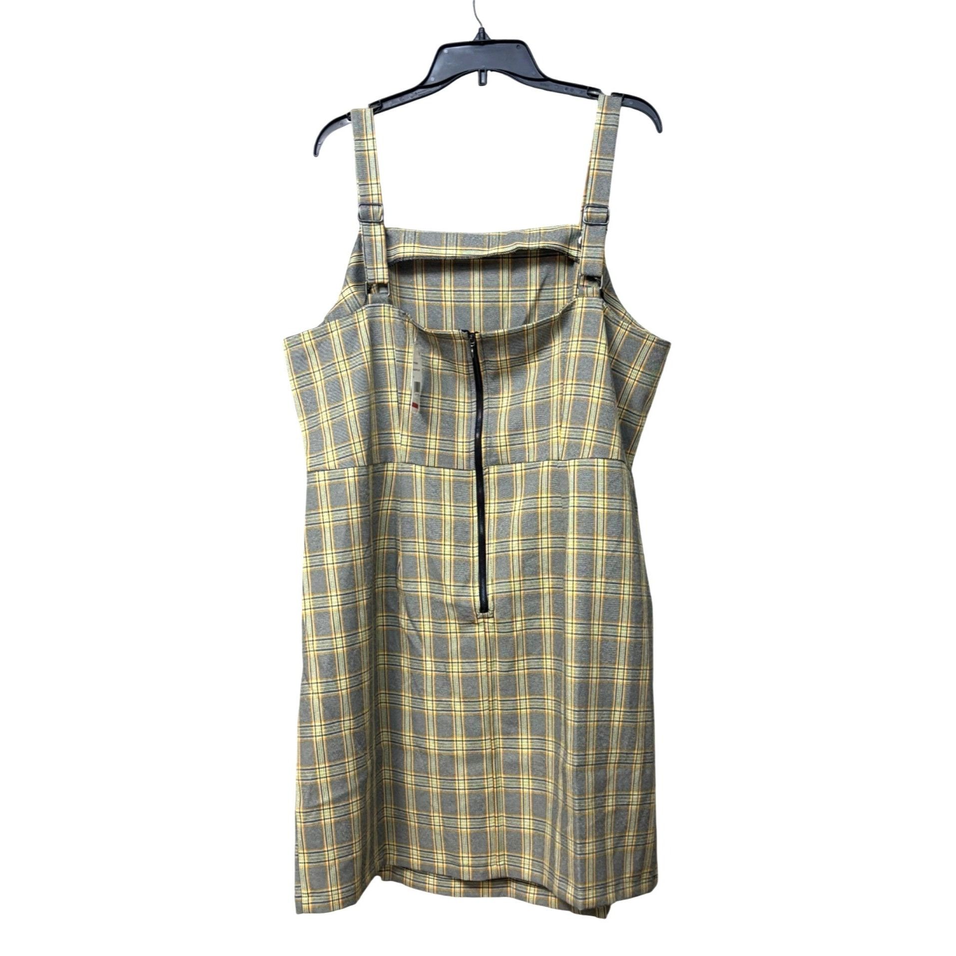 Other Be Bop Trendy Plus Size Plaid Jumper Dress, 2X, Size ONE SIZE - 6 Thumbnail