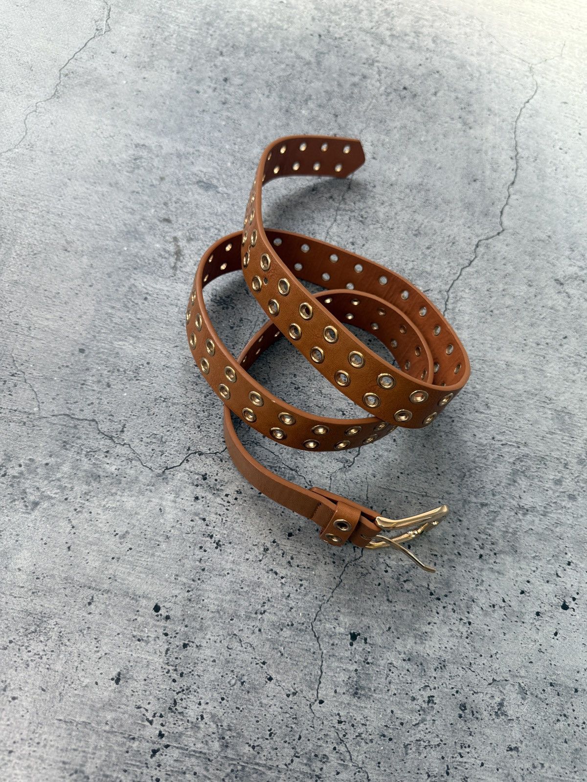 Japanese Brand Y2k belt avant-garde metal logo Size ONE SIZE - 4 Thumbnail
