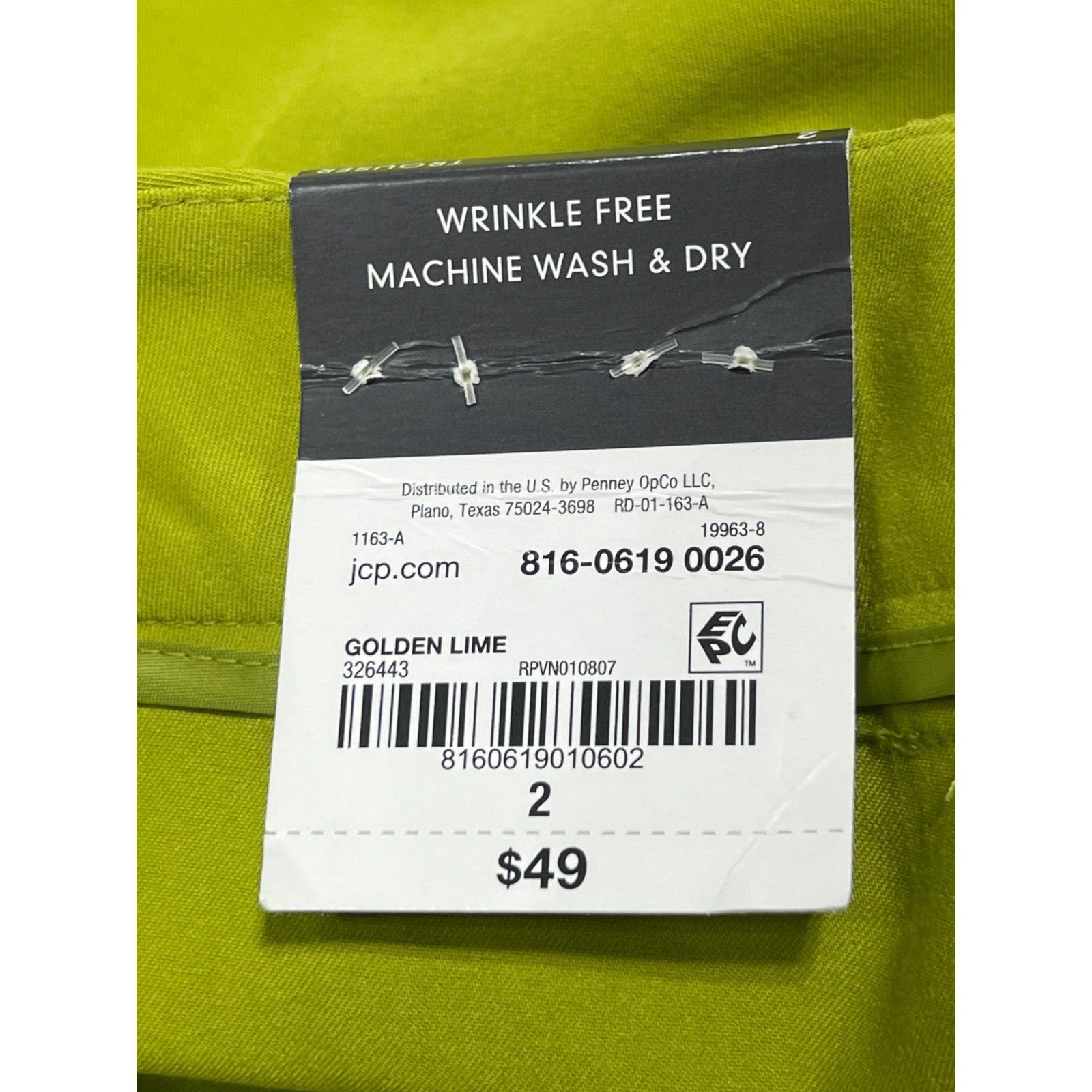Worthington Worthington - Women's High-Rise Modern Trouser - Golden Lime Size 26" / US 2 / IT 38 - 11 Thumbnail