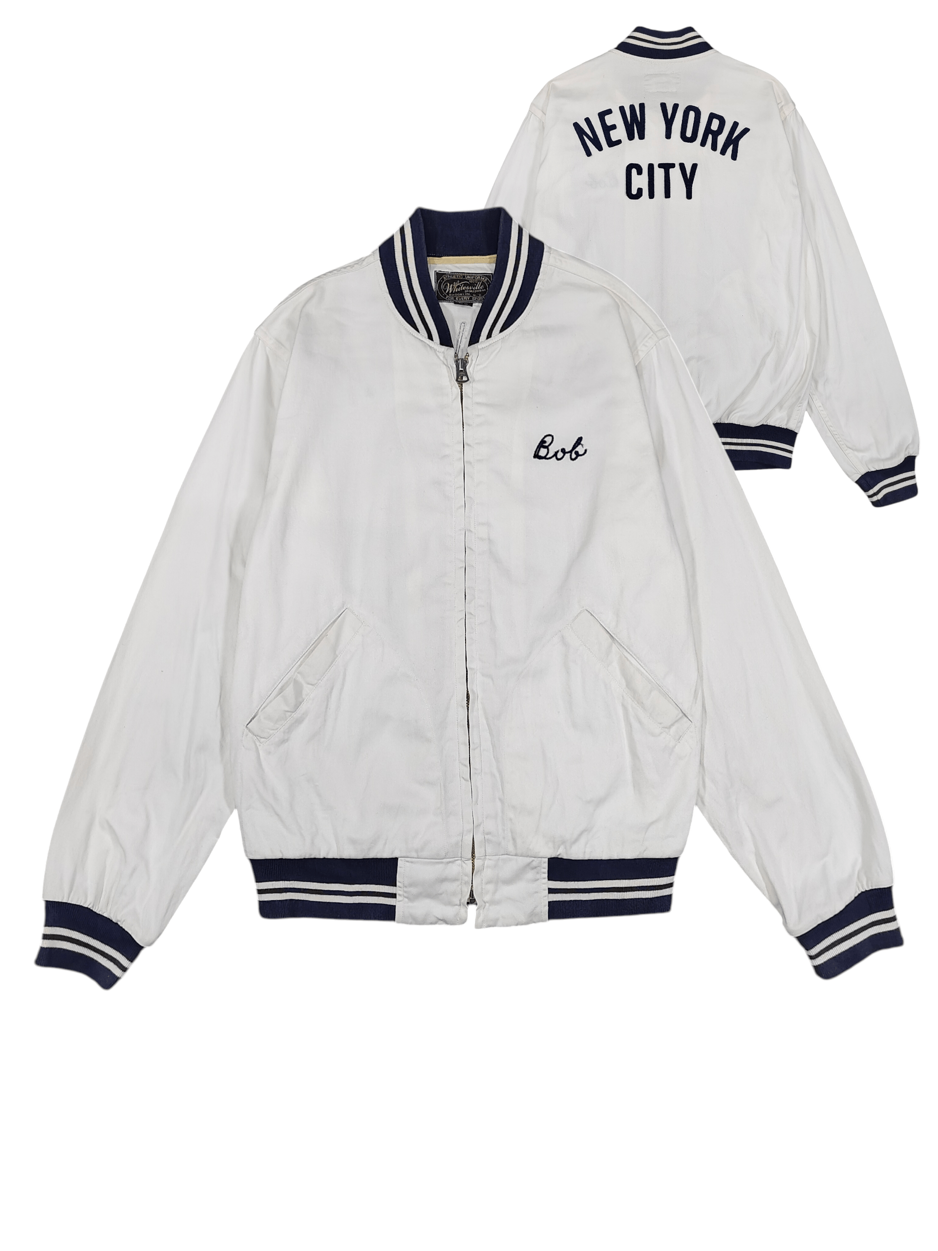Toyo Enterprises Whitesville🔥Classic Ivy Athletic "New York" Varsity Bomber Size US S / EU 44-46 / 1 - 1 Thumbnail