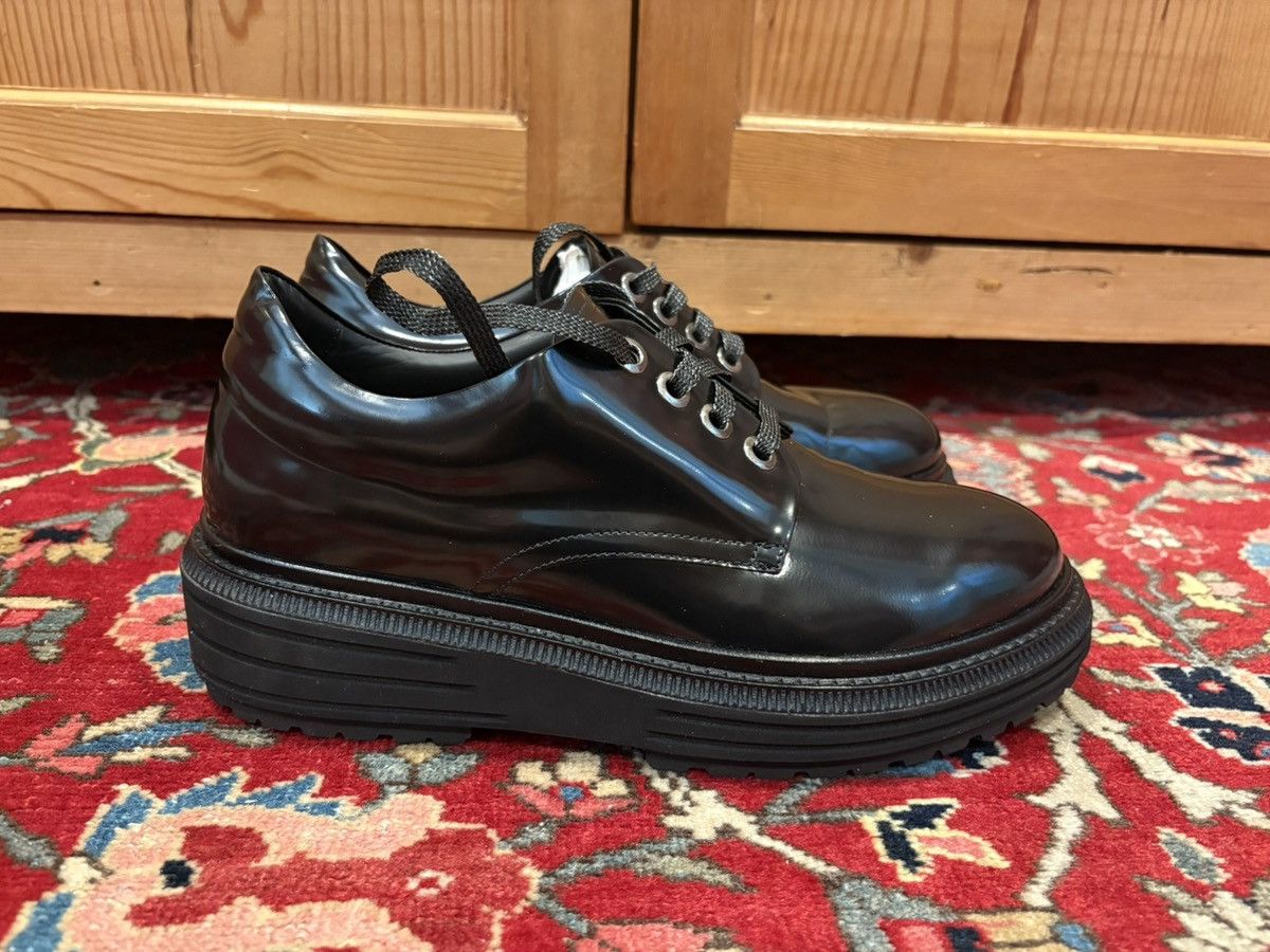 Emporio Armani Armani Black Patent Leather Dress Shoes Size US 9 / EU 42 - 6 Thumbnail
